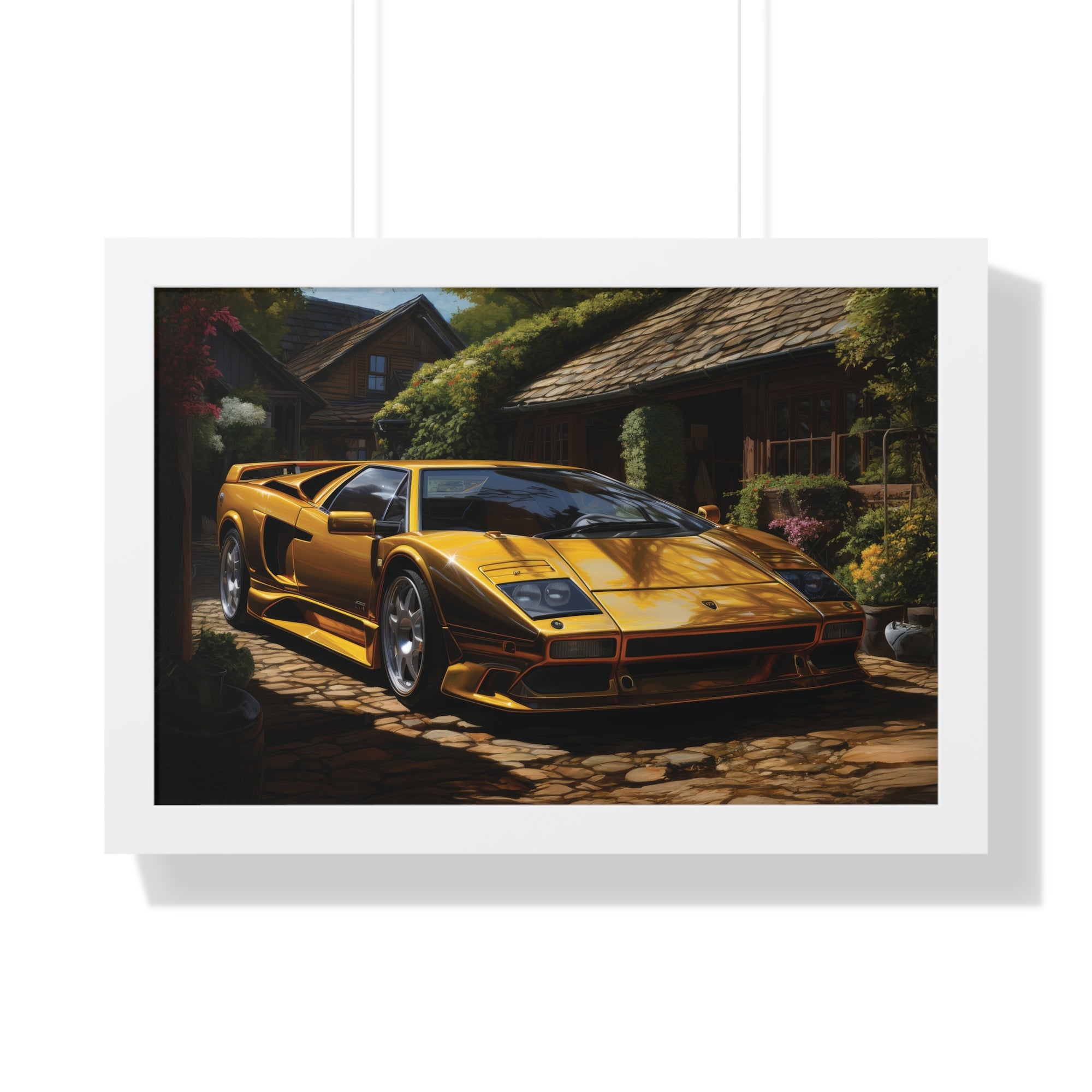 Retro Lamborghini Diablo Print for Collectors