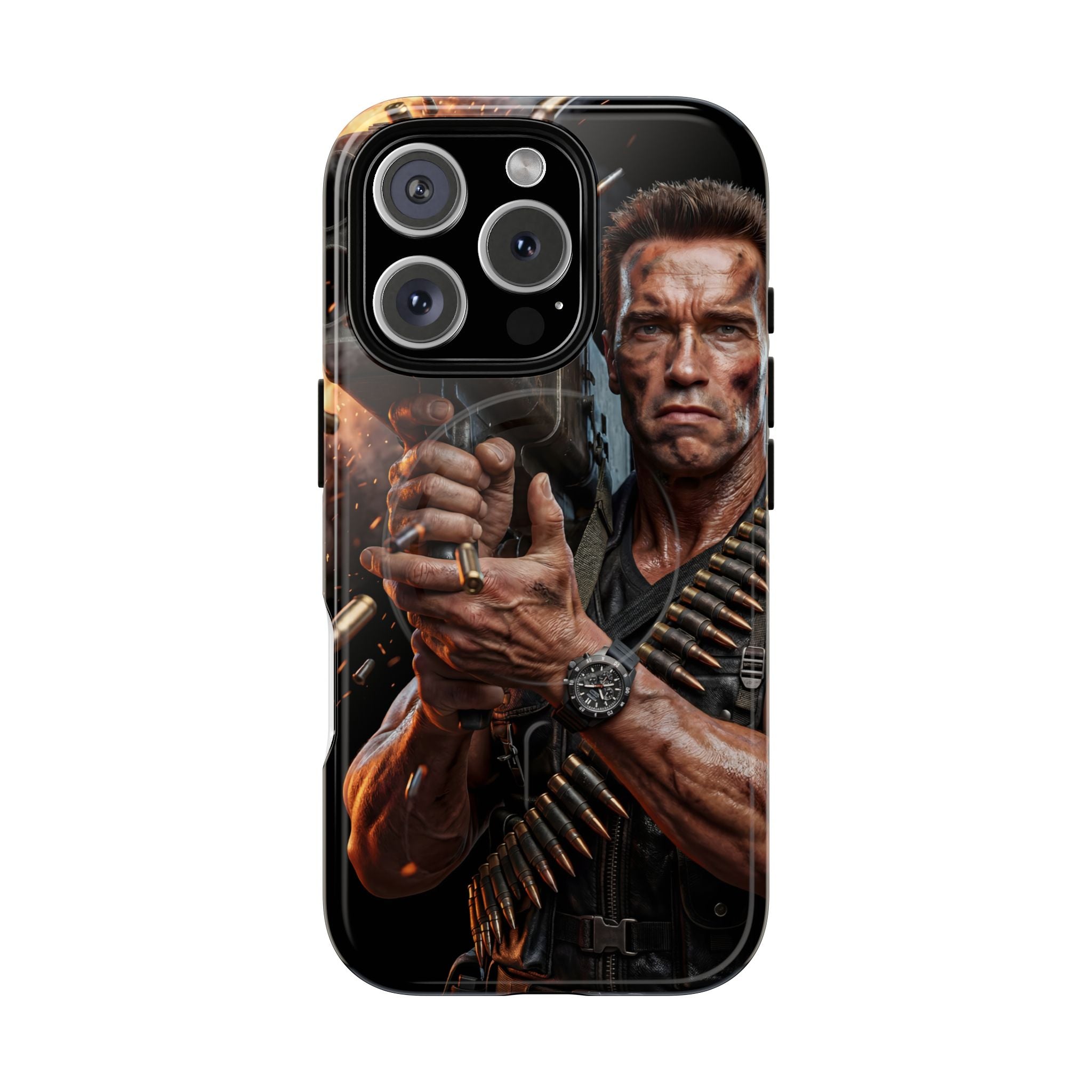 Arnold Schwarzenegger Explosive Action Edition iPhone Case (MagSafe®)