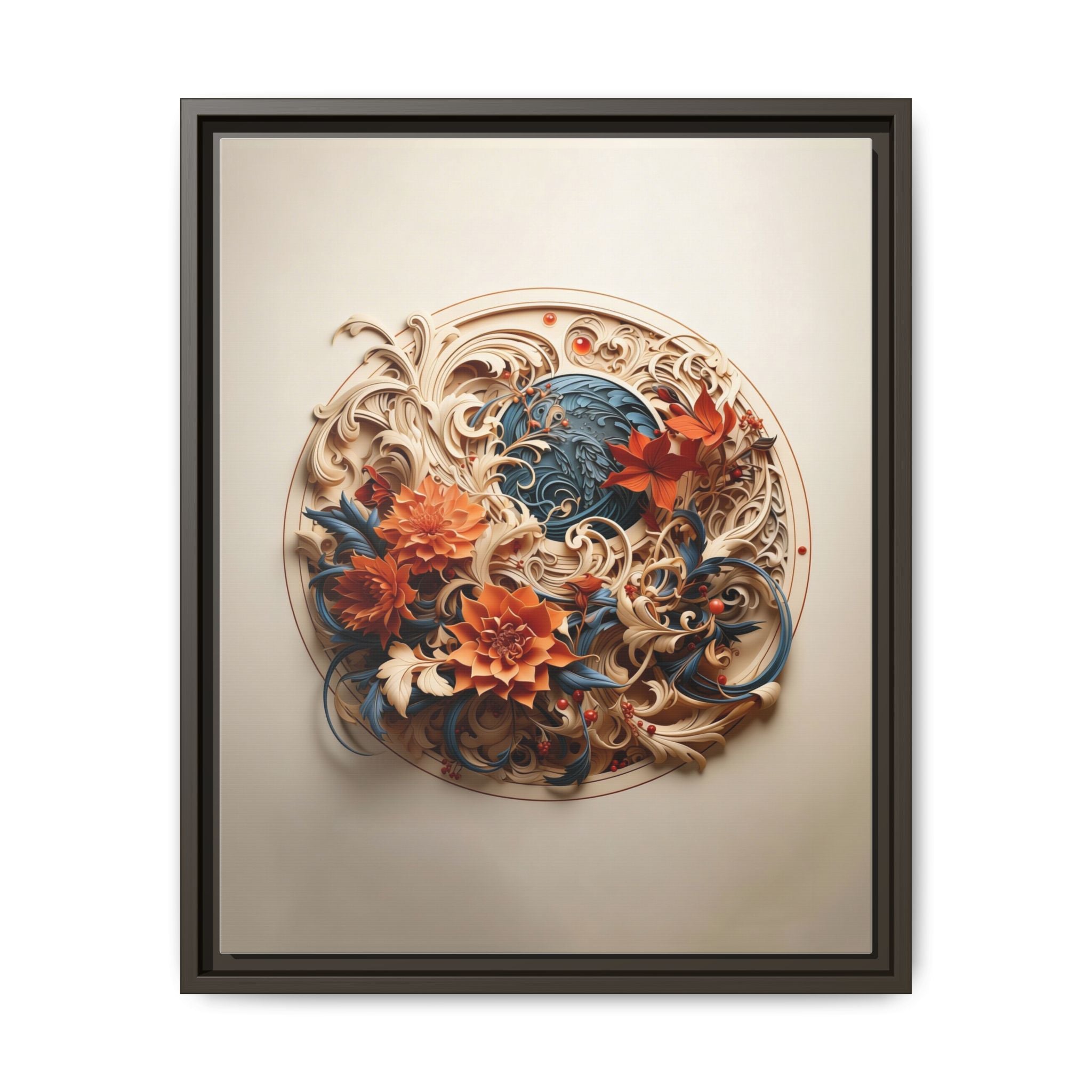 Elegant Floral & Bird Wall Art – Botanical Harmony Series