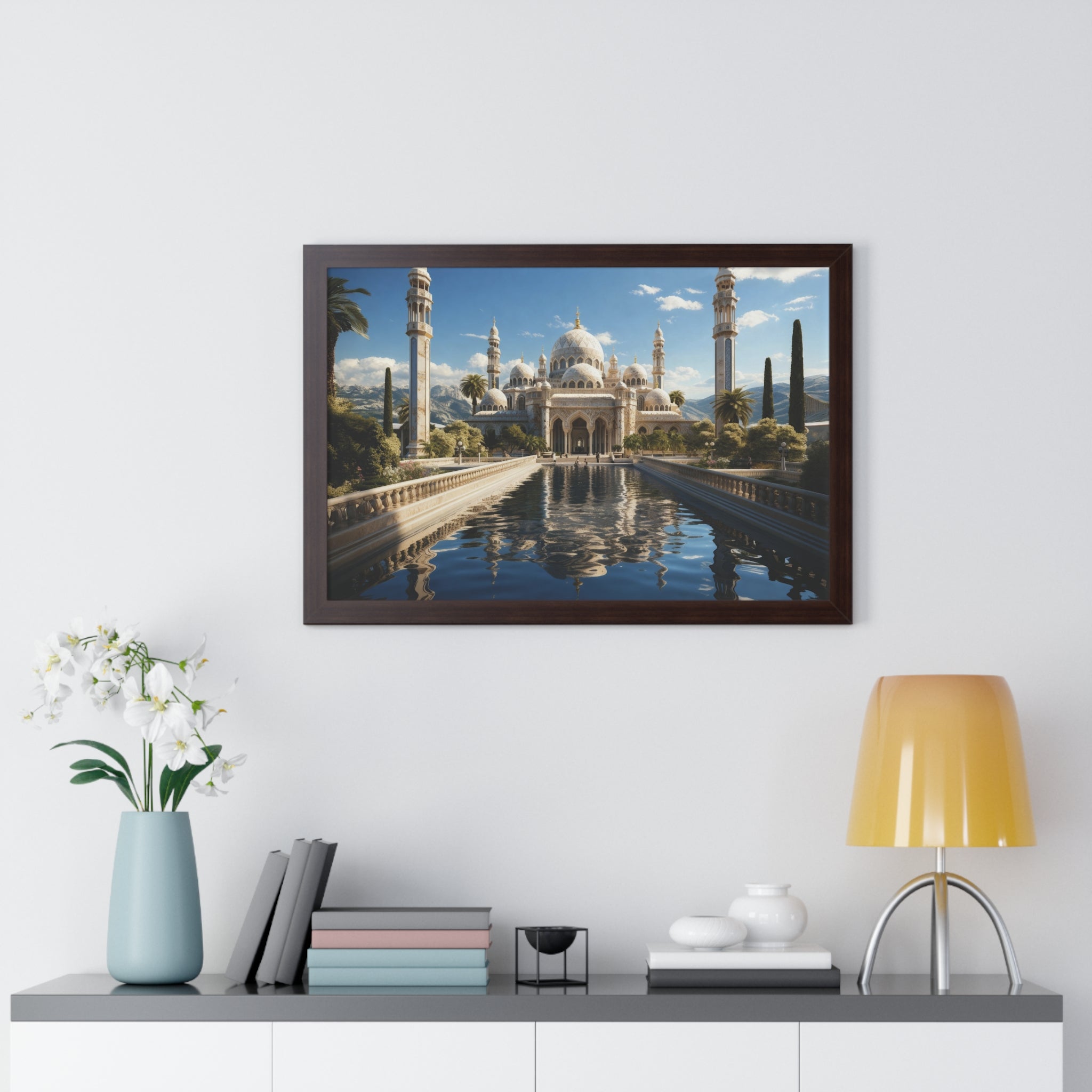 The Gilded Calm – Premium Mosque Wall Art