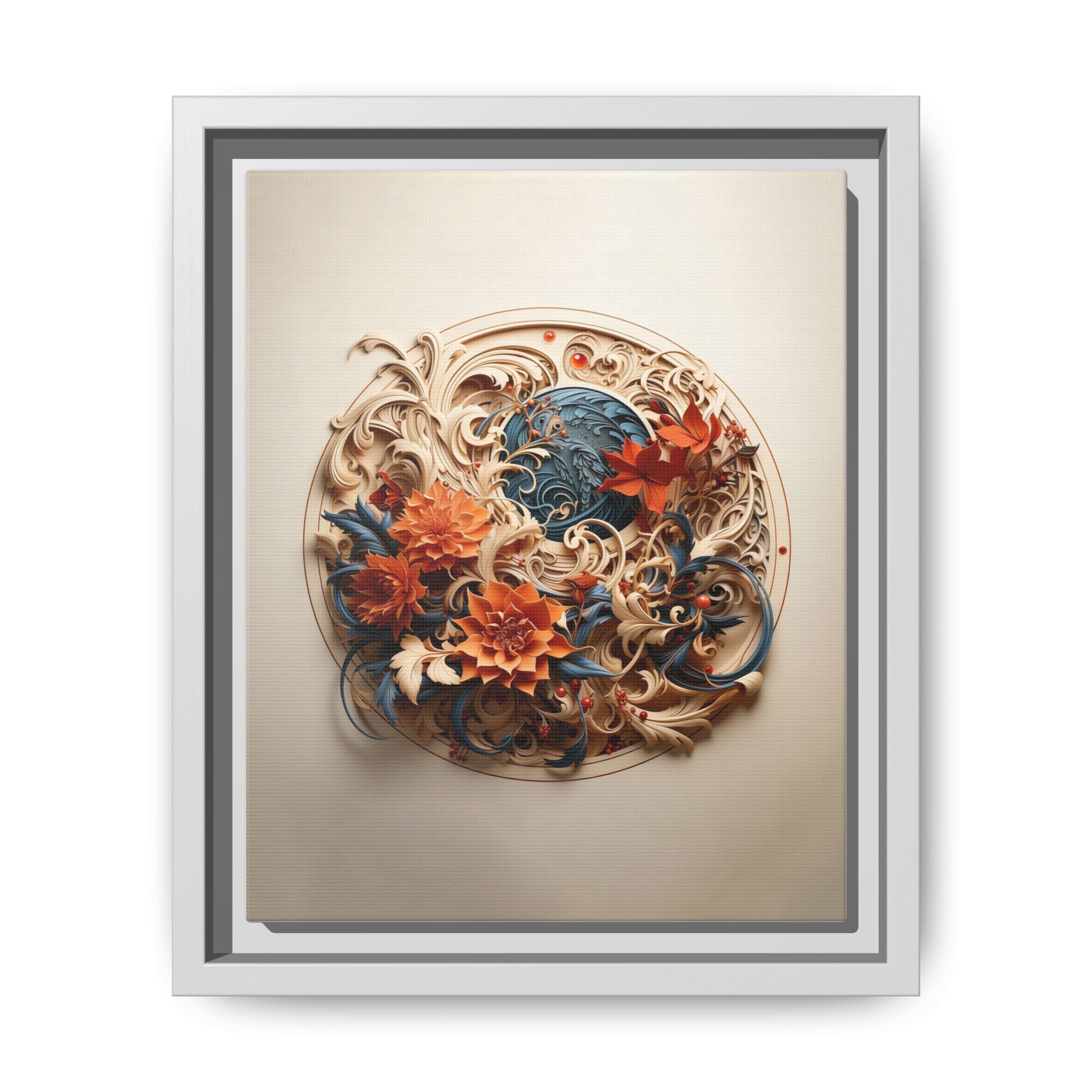 Elegant Floral & Bird Wall Art – Botanical Harmony Series