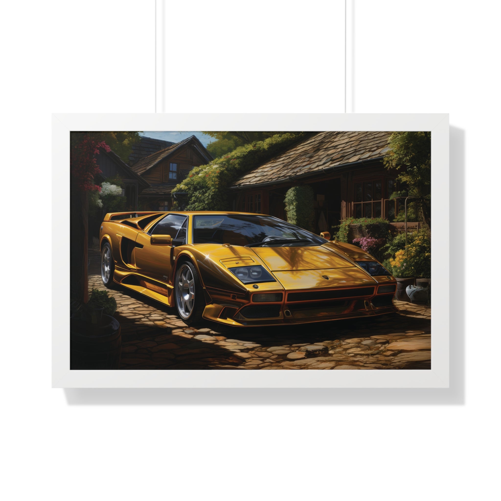 Retro Lamborghini Diablo Print for Collectors