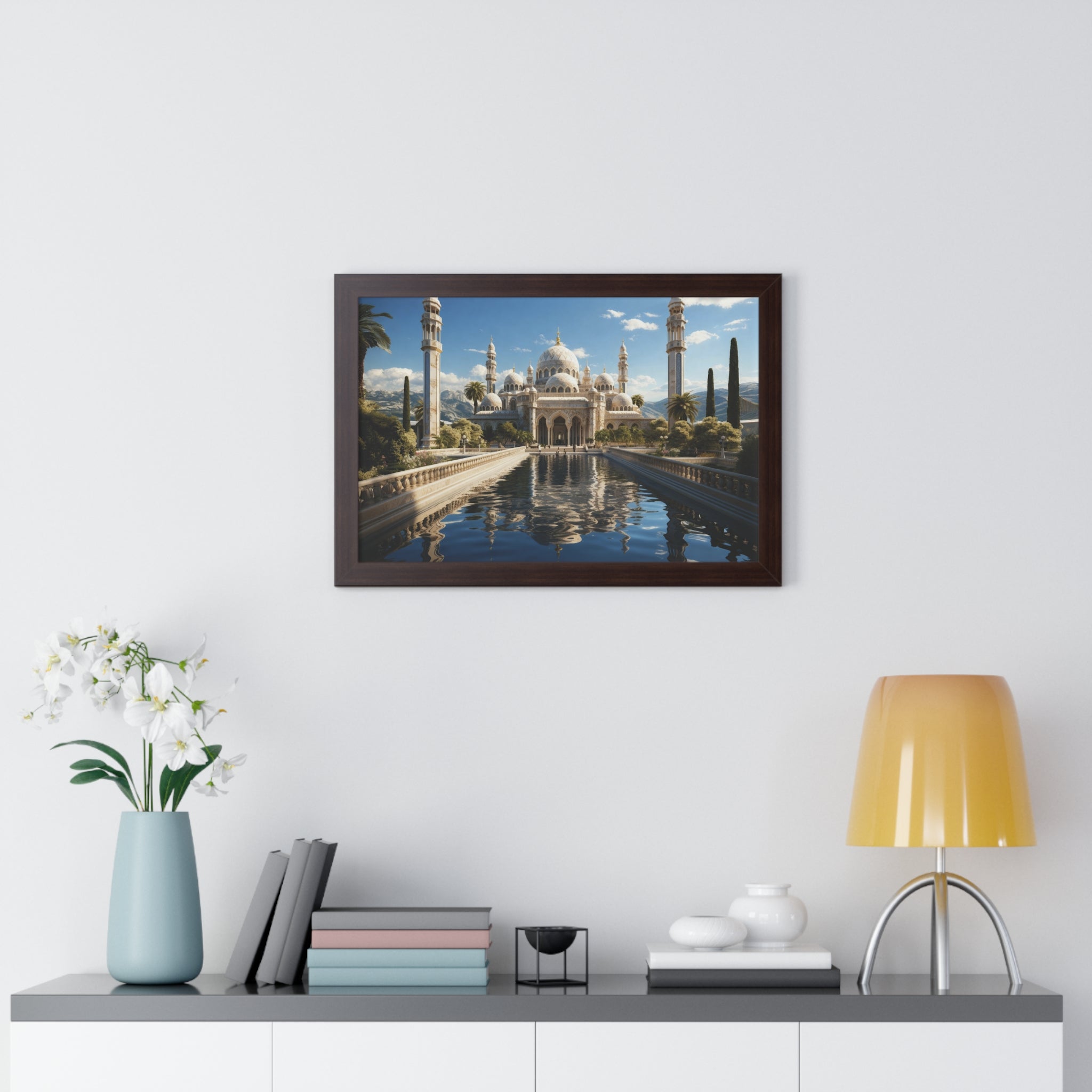 The Gilded Calm – Premium Mosque Wall Art