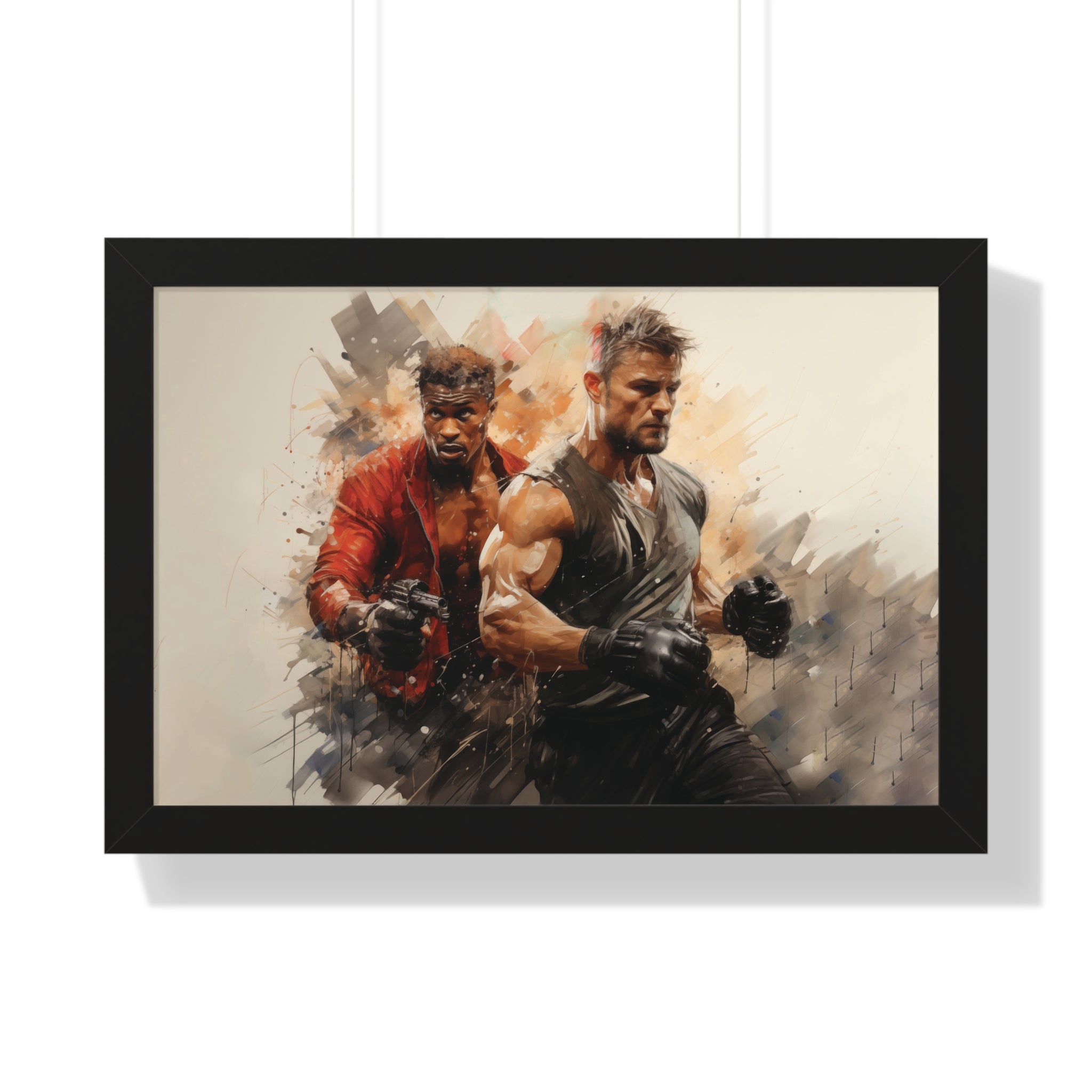 Zoom Into Conflict – Cinematic Warrior Portrait
