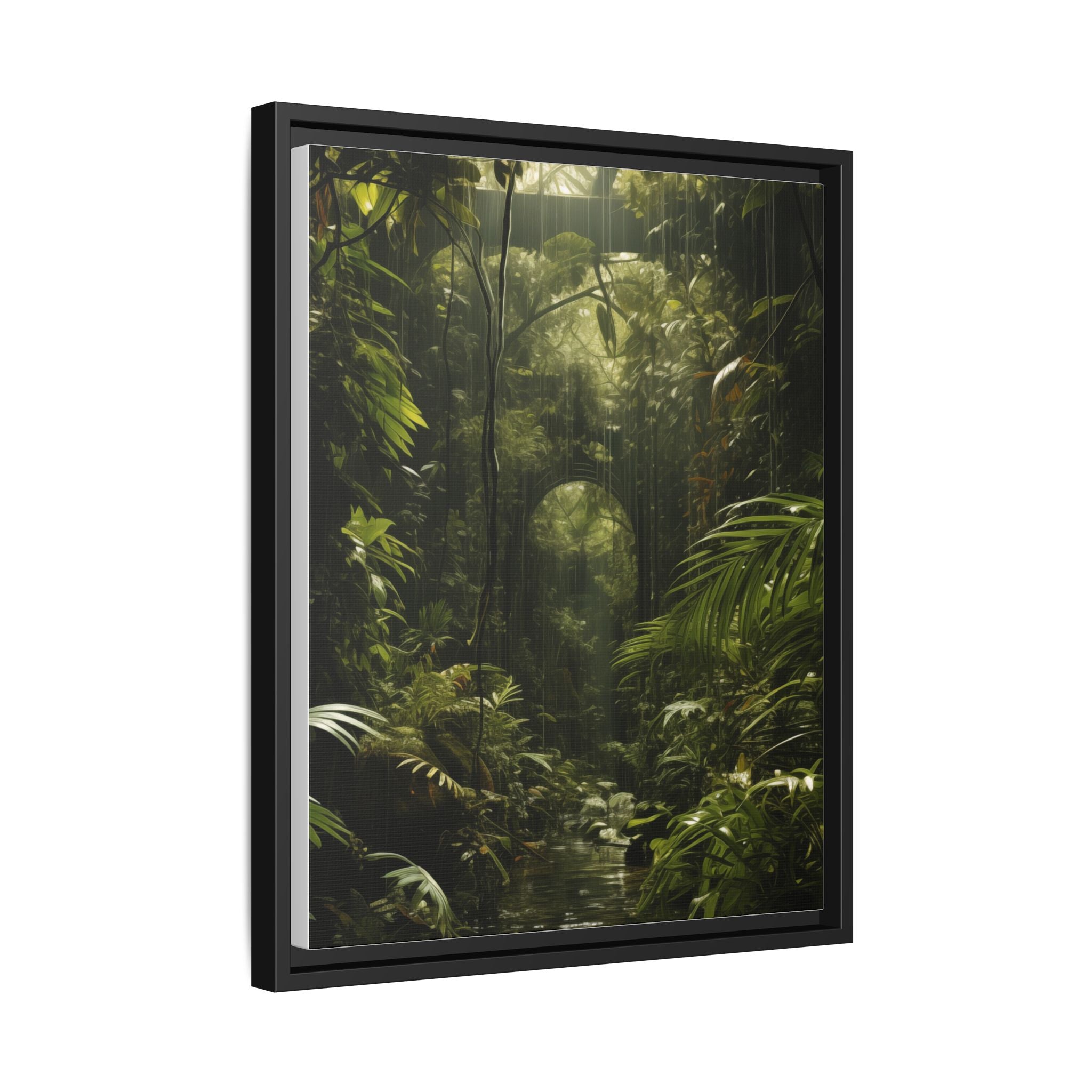 Verdant Mirage Jungle Portal Illusion
