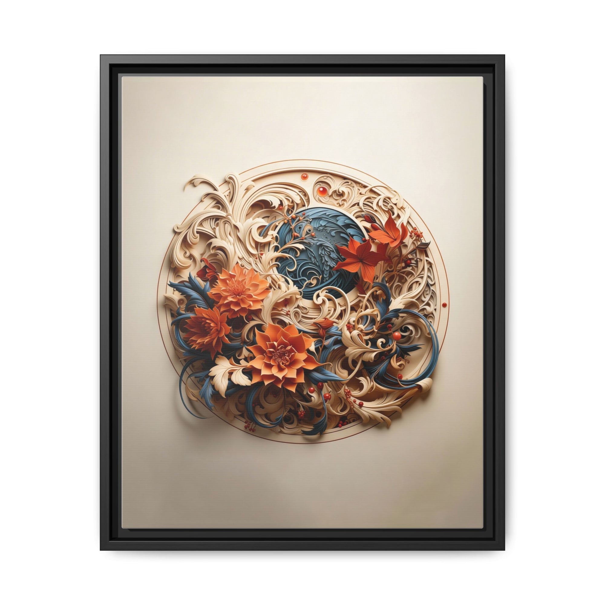 Elegant Floral & Bird Wall Art – Botanical Harmony Series
