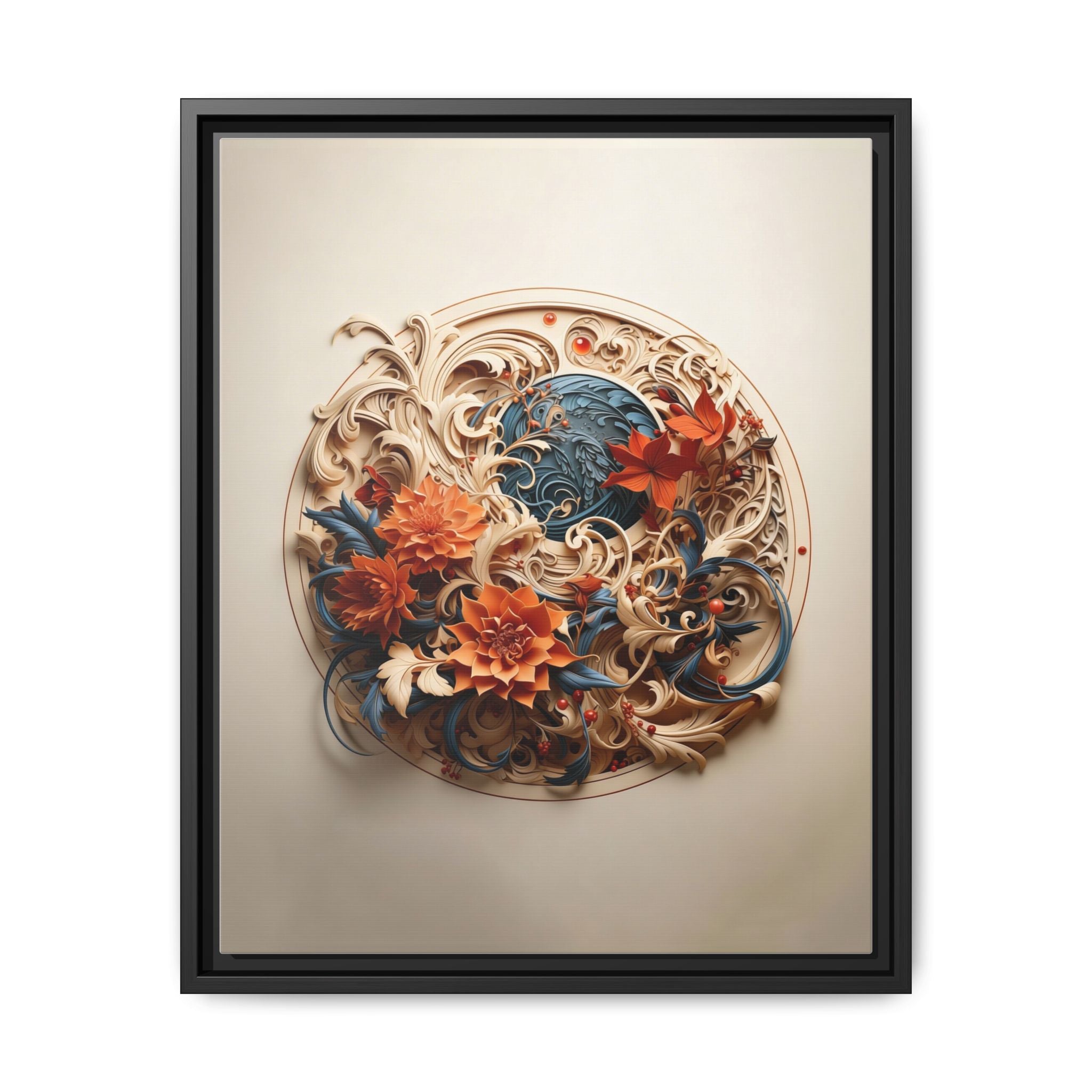 Elegant Floral & Bird Wall Art – Botanical Harmony Series