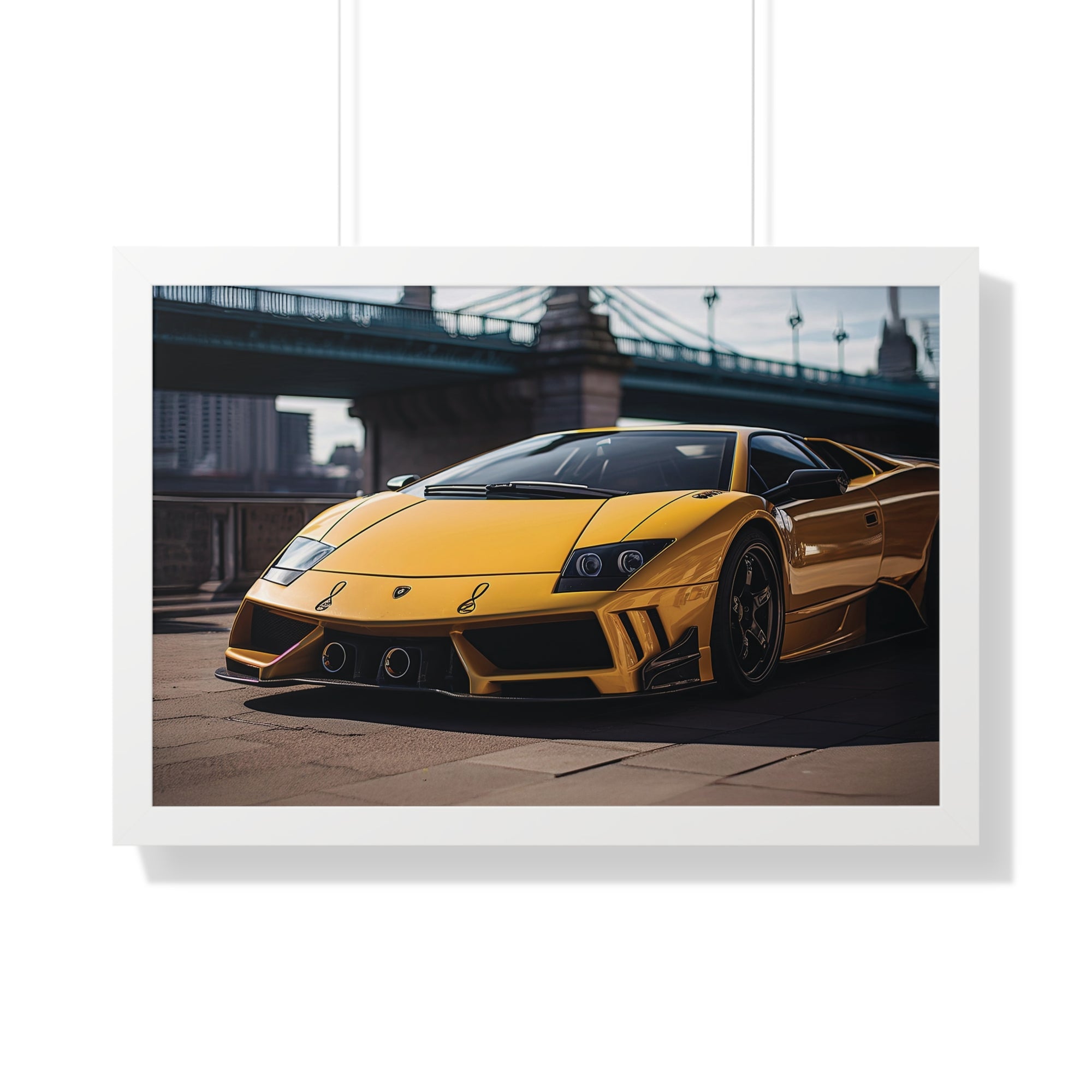 Striking Supercar Lamborghini Murciélago Framed Print