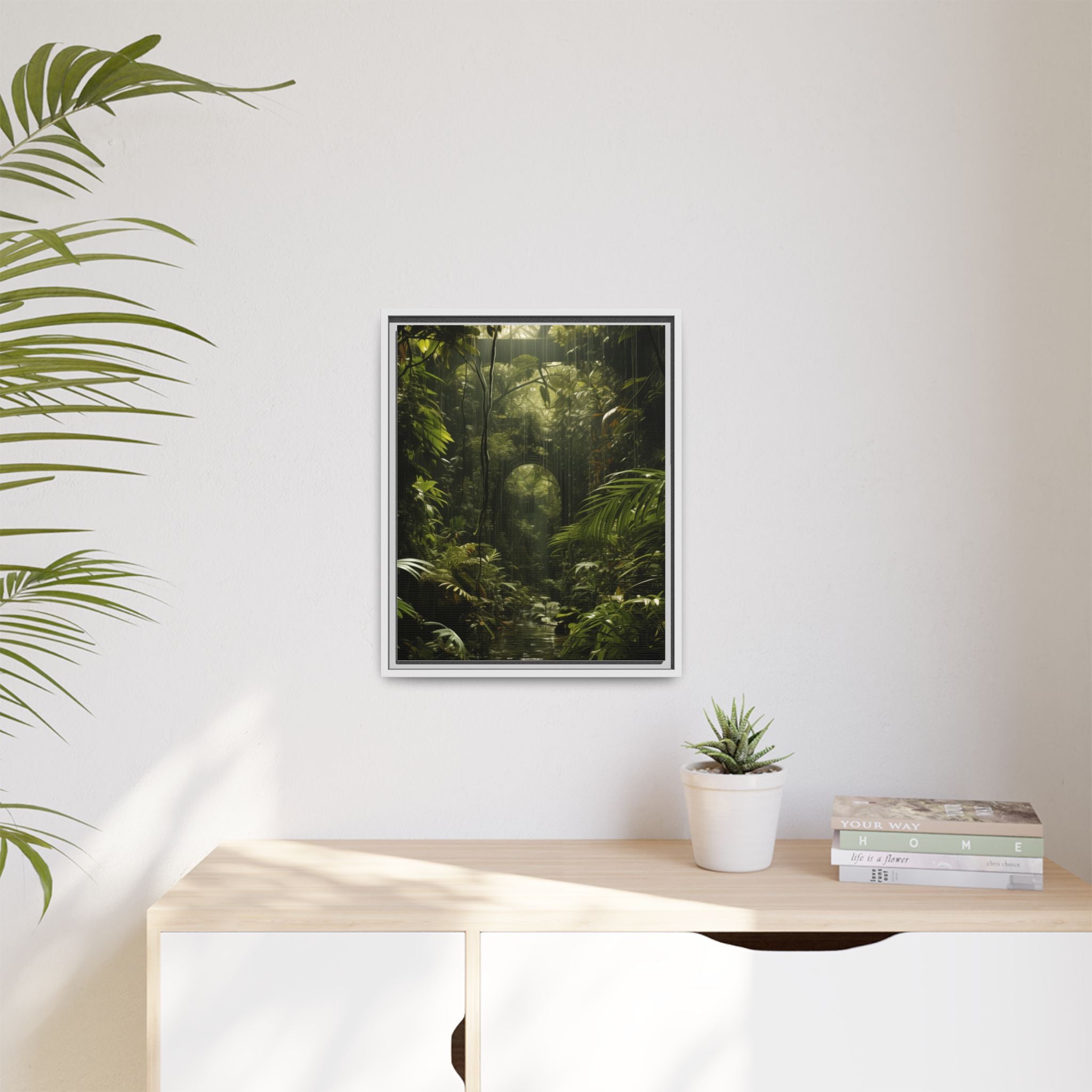 Verdant Mirage Jungle Portal Illusion