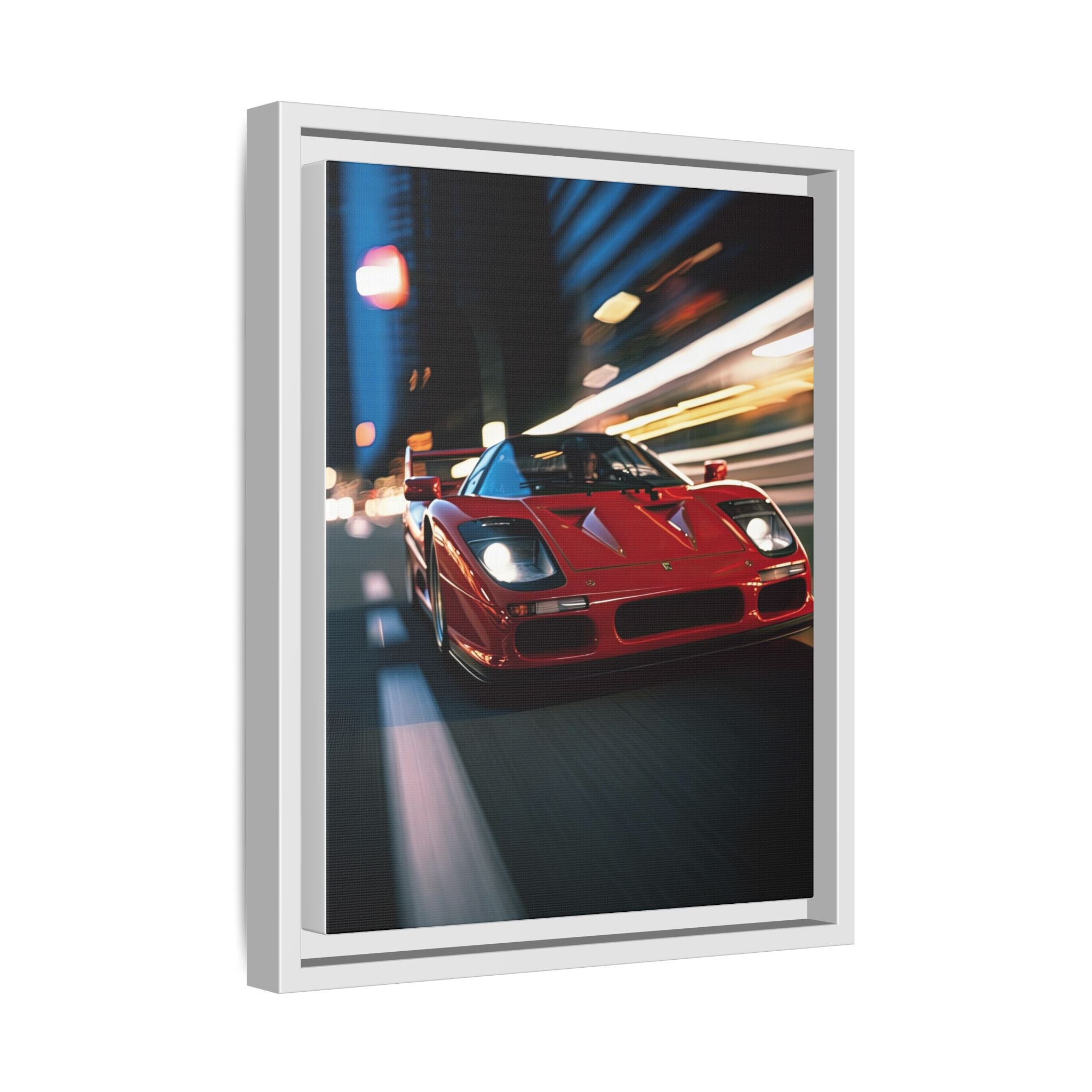 Ferrari F40 Night Drive – Supercar Motion Wall Art Print