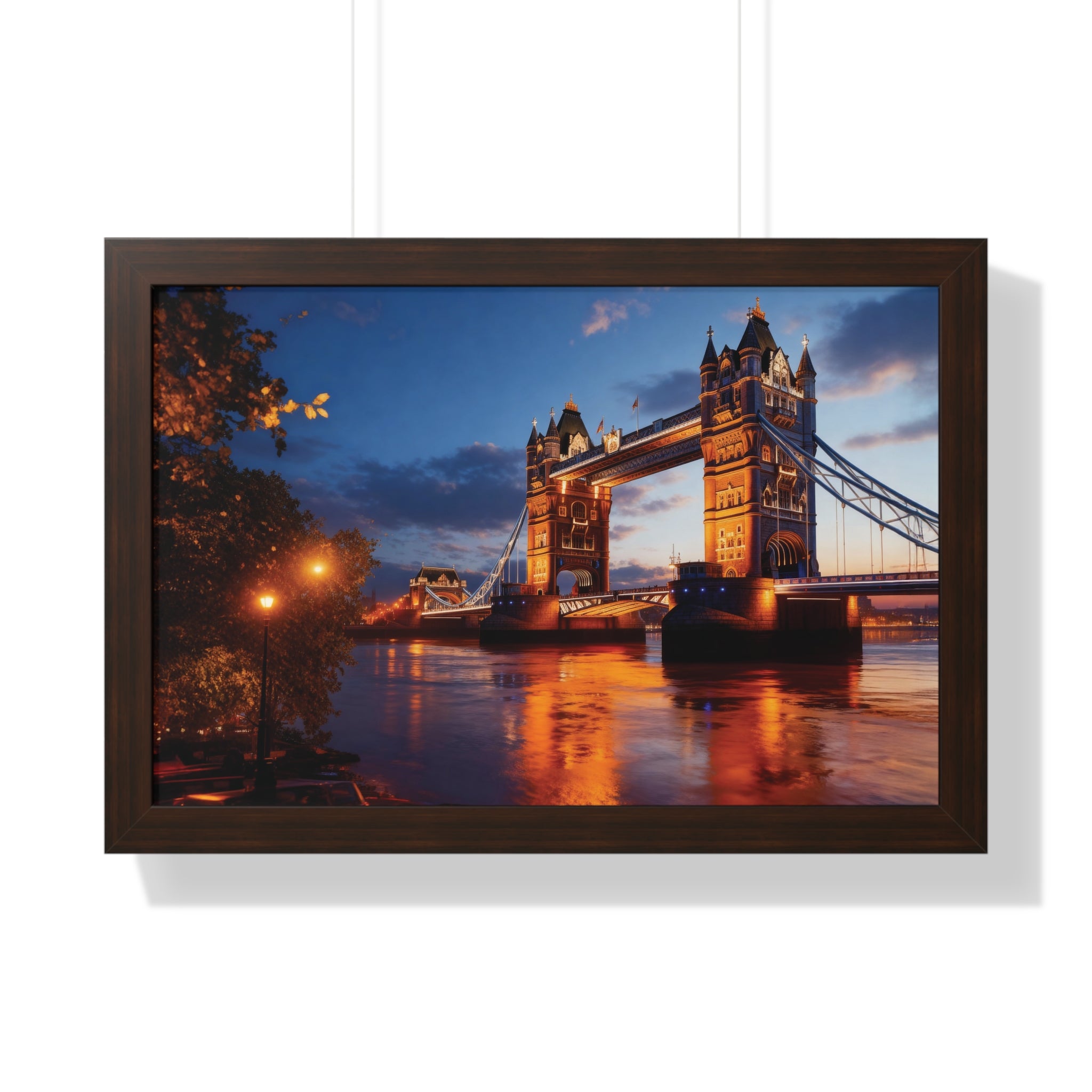 City Lights, London Nights – Tower Bridge Framed Art