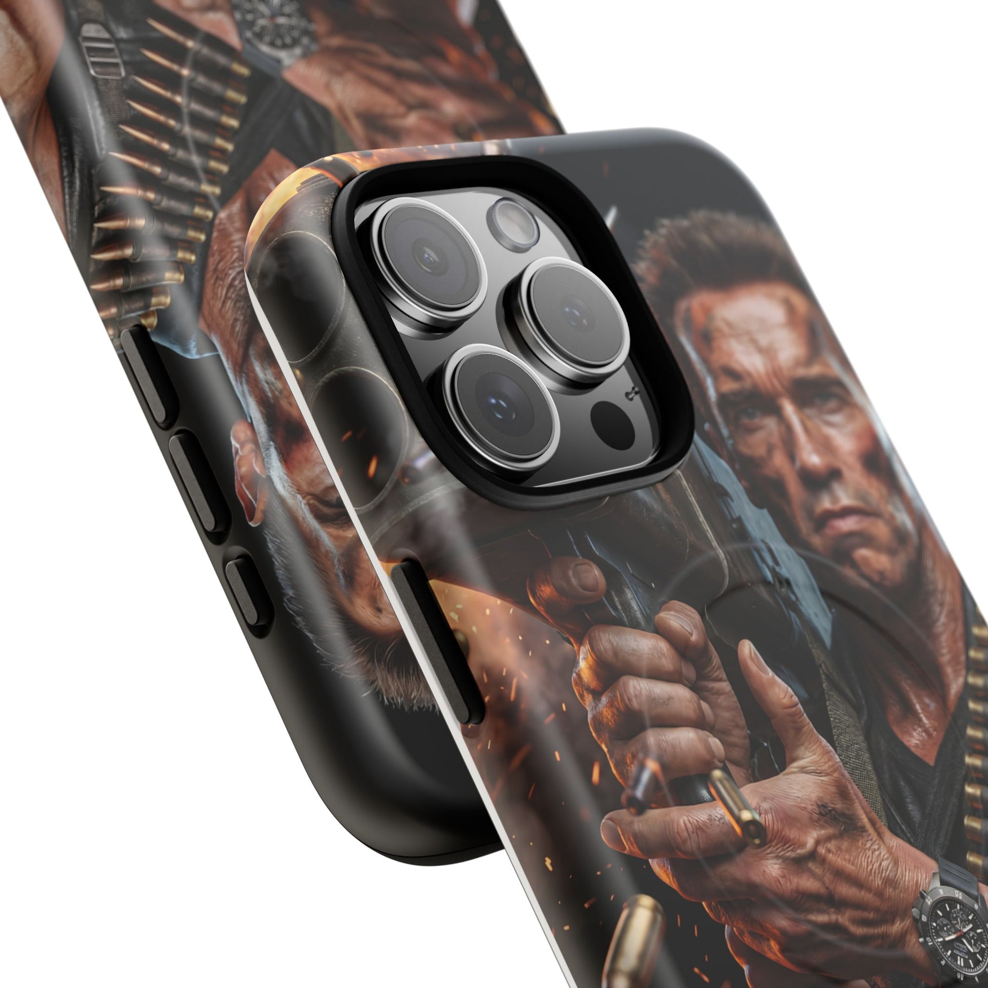 Arnold Schwarzenegger Explosive Action Edition iPhone Case (MagSafe®)