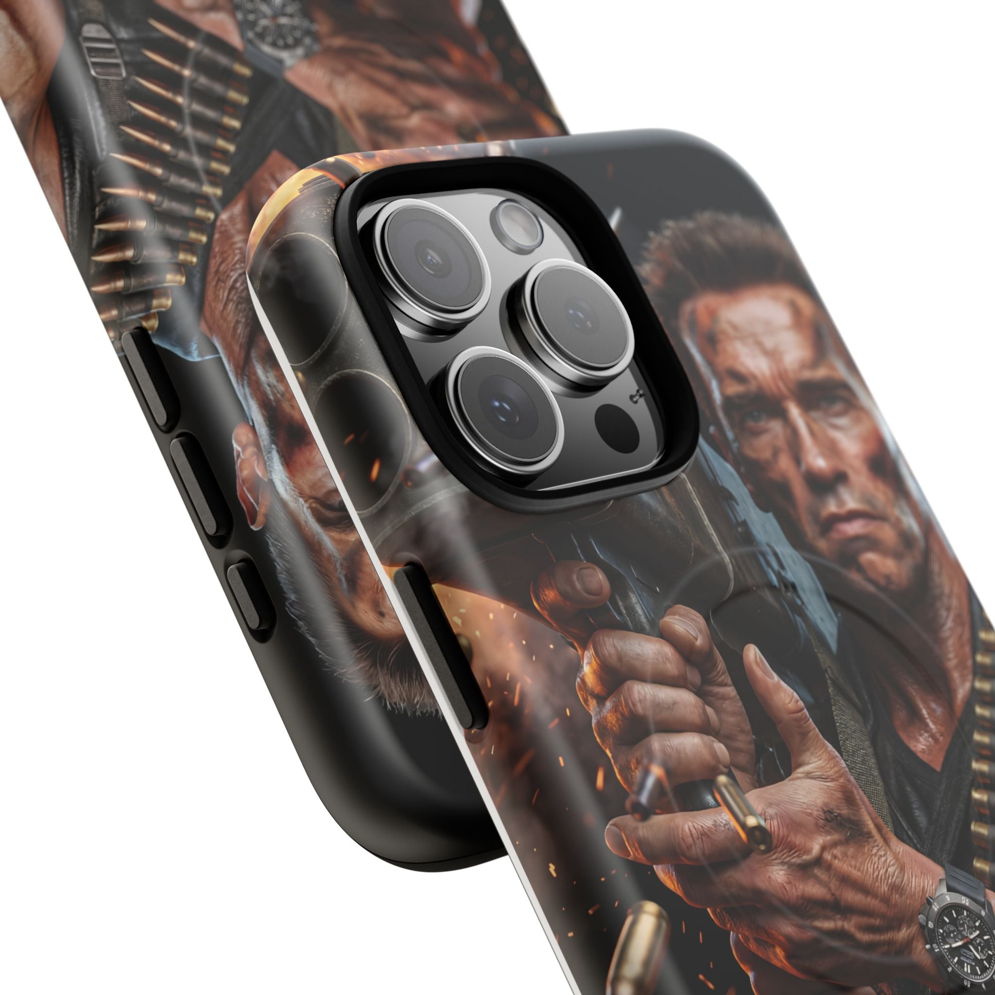 Arnold Schwarzenegger Explosive Action Edition iPhone Case (MagSafe®)