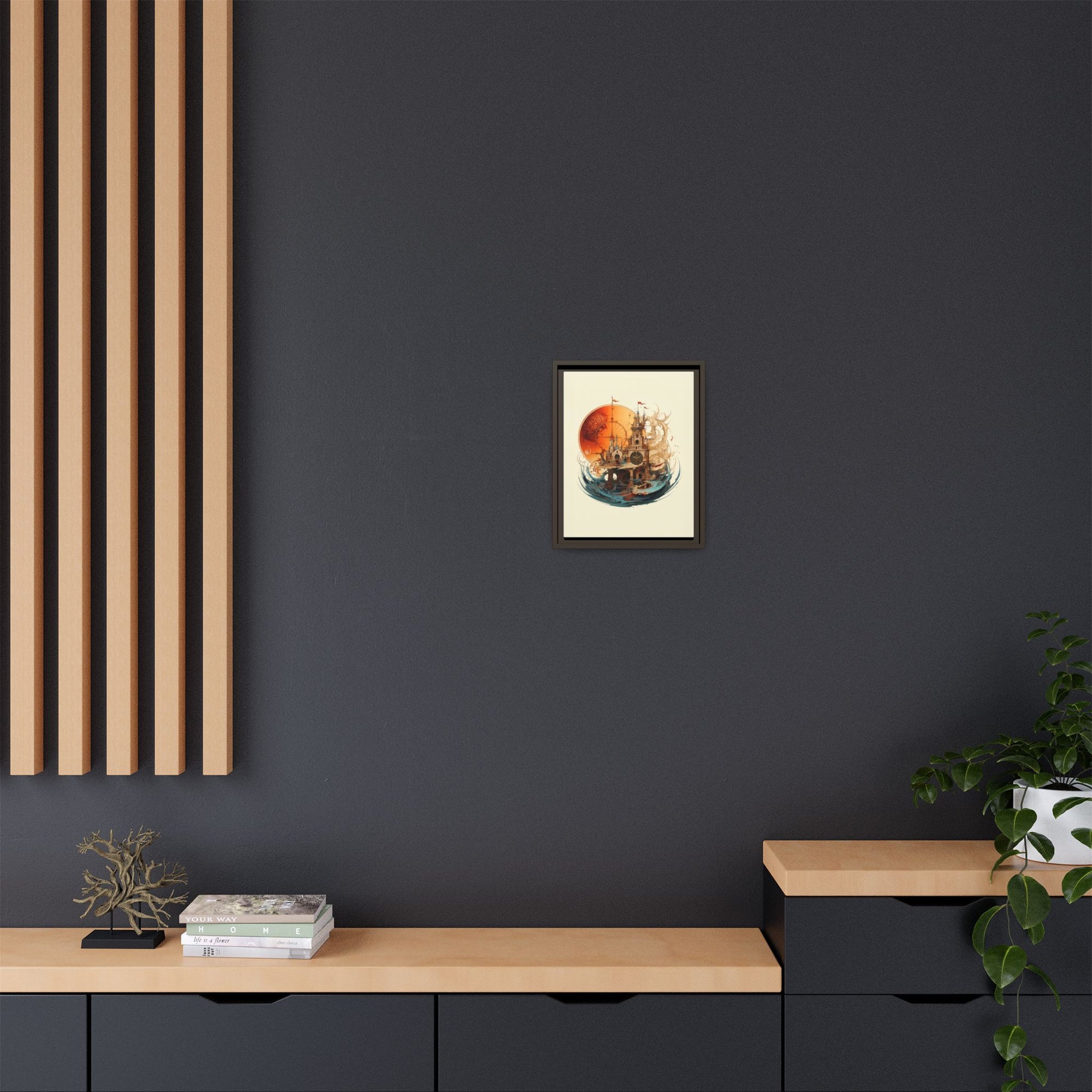 Submerged Legacy Drowning Fortress Wall Art