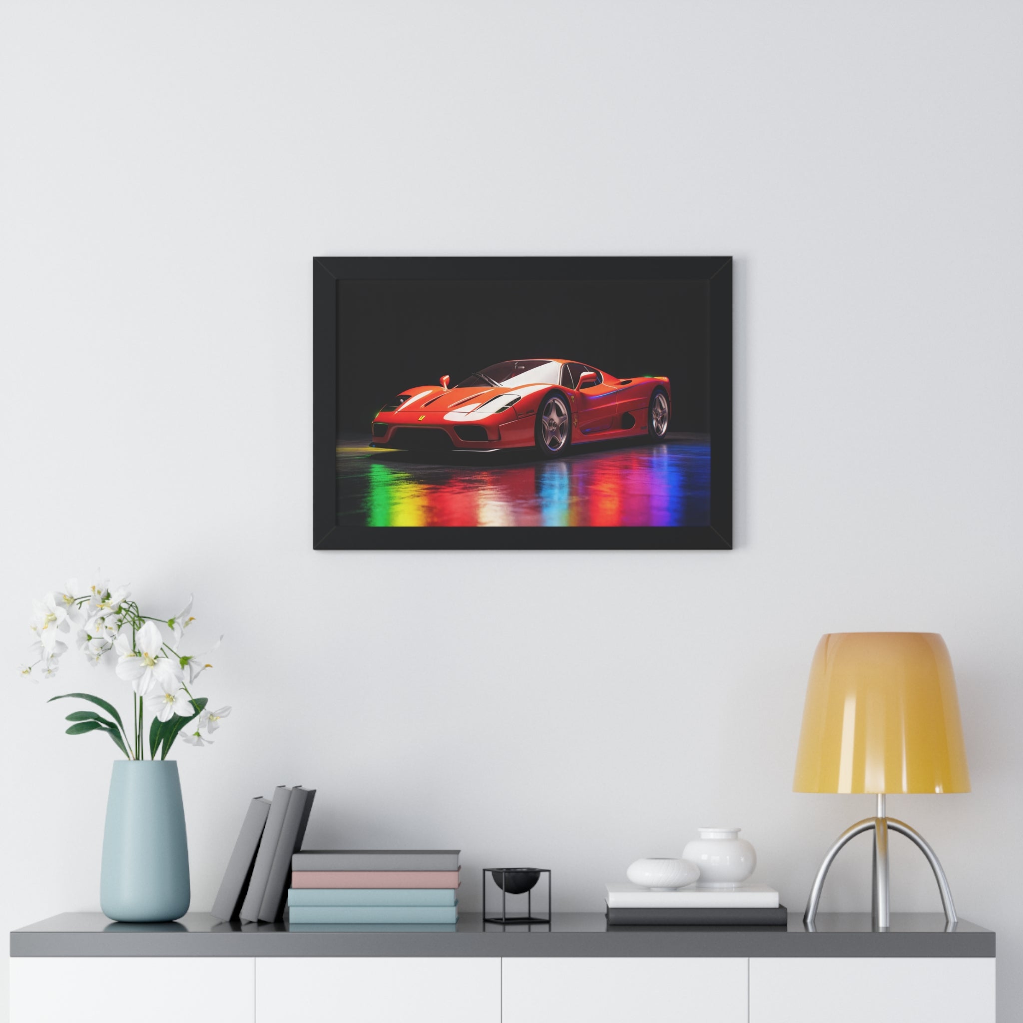 Iconic Red Ferrari