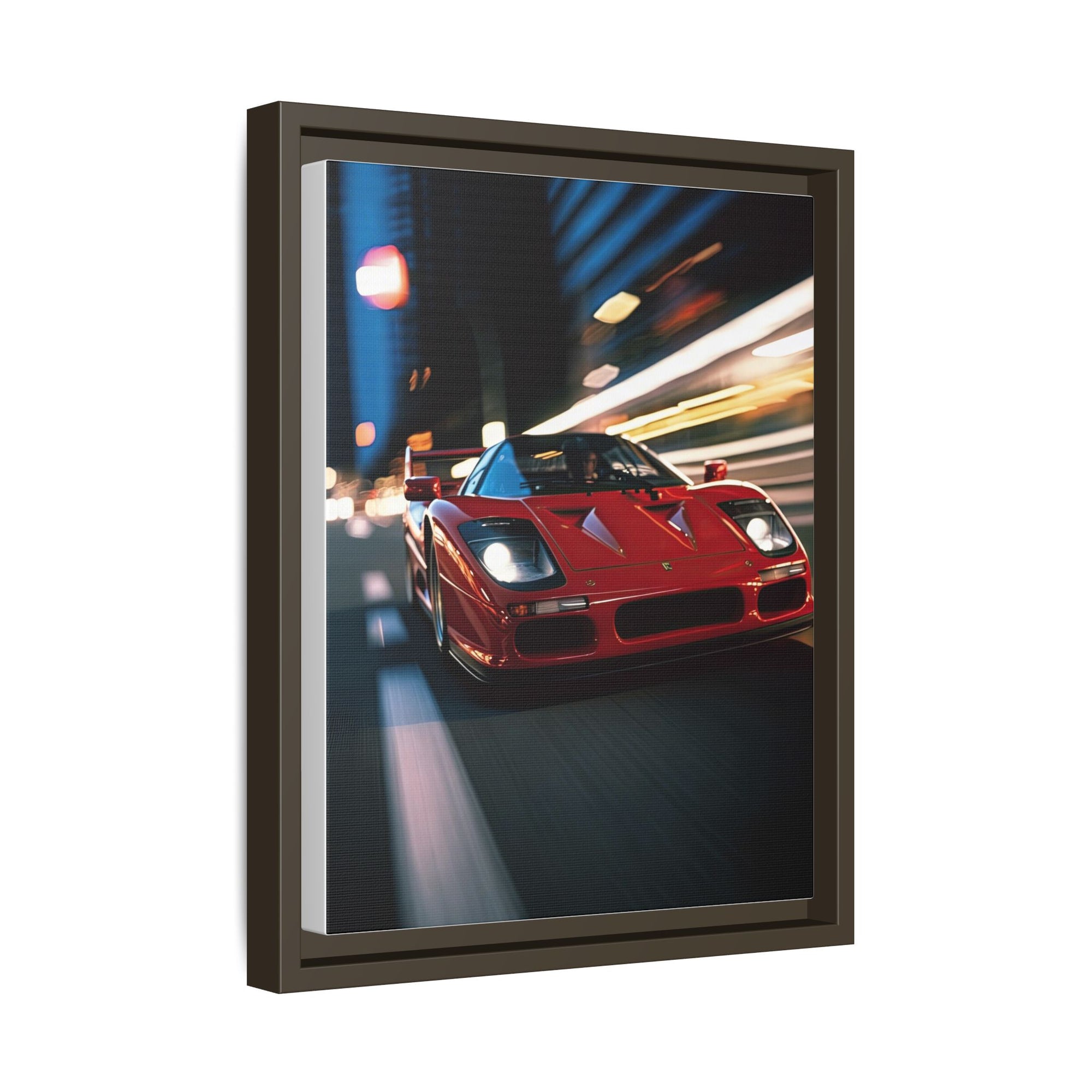 Ferrari F40 Night Drive – Supercar Motion Wall Art Print