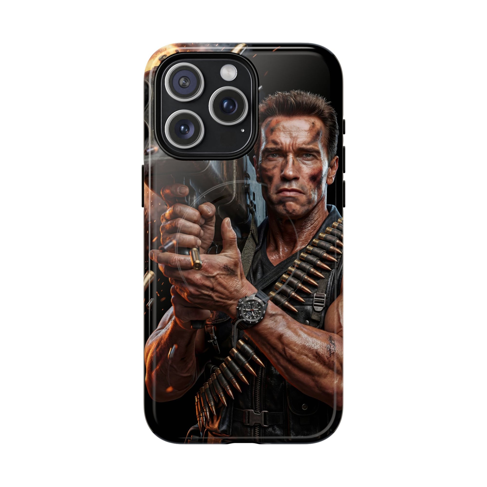 Arnold Schwarzenegger Explosive Action Edition iPhone Case (MagSafe®)