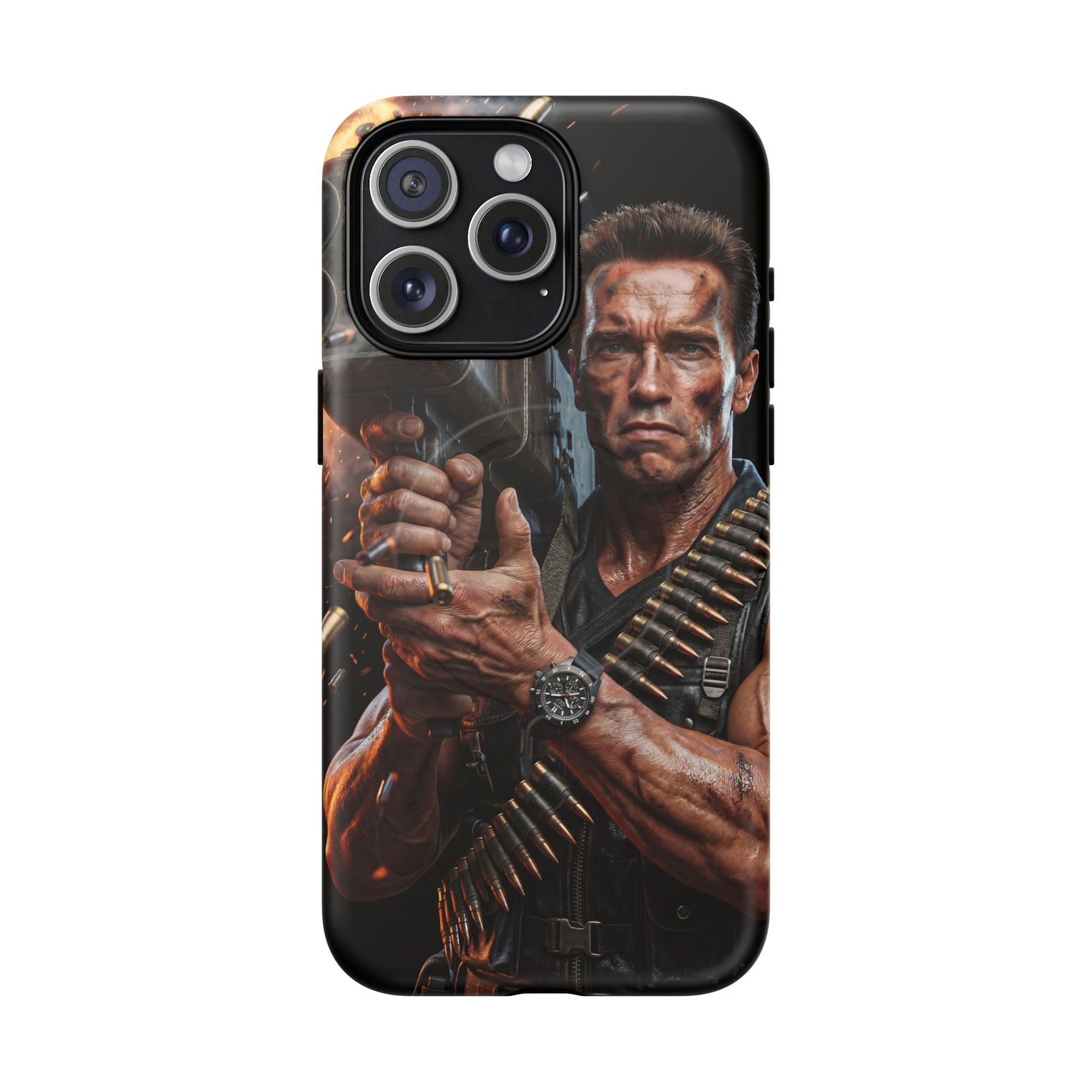 Arnold Schwarzenegger Explosive Action Edition iPhone Case (MagSafe®)