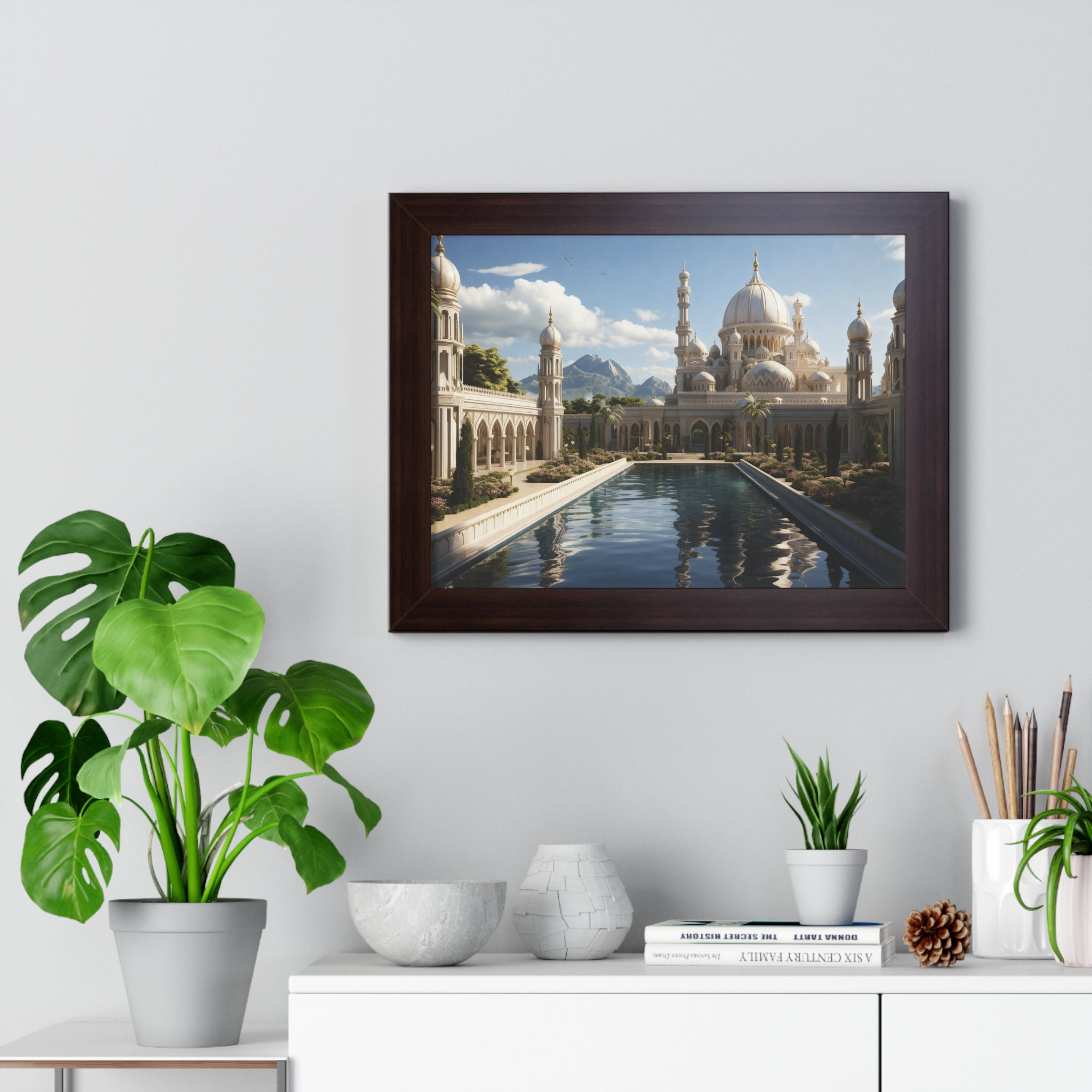 Between Earth and Prayer – Mountain Mosque Wall Art