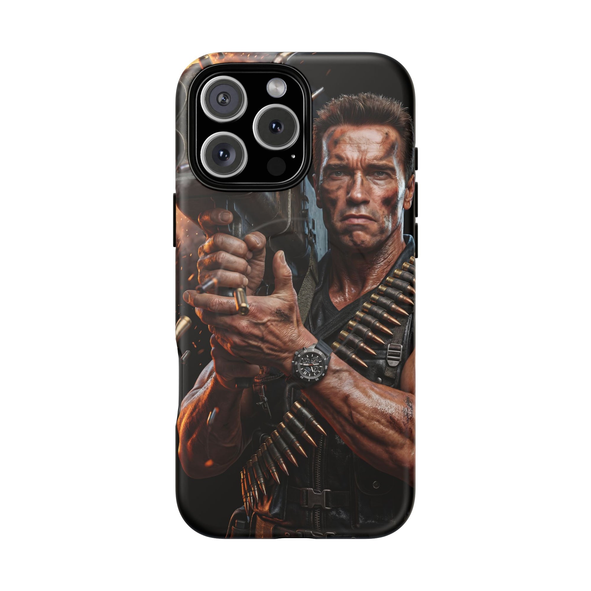 Arnold Schwarzenegger Explosive Action Edition iPhone Case (MagSafe®)