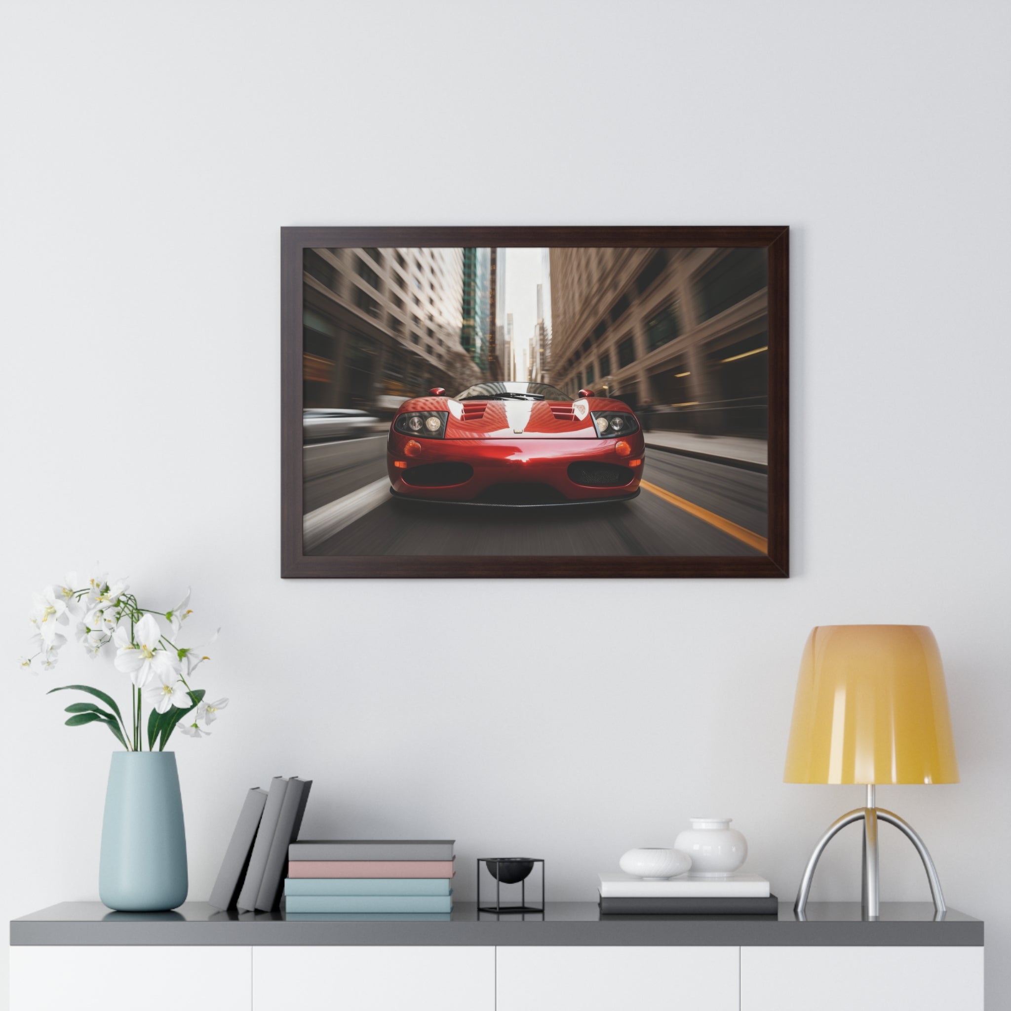 Ferrari F50 Wall Art in Urban Jungle