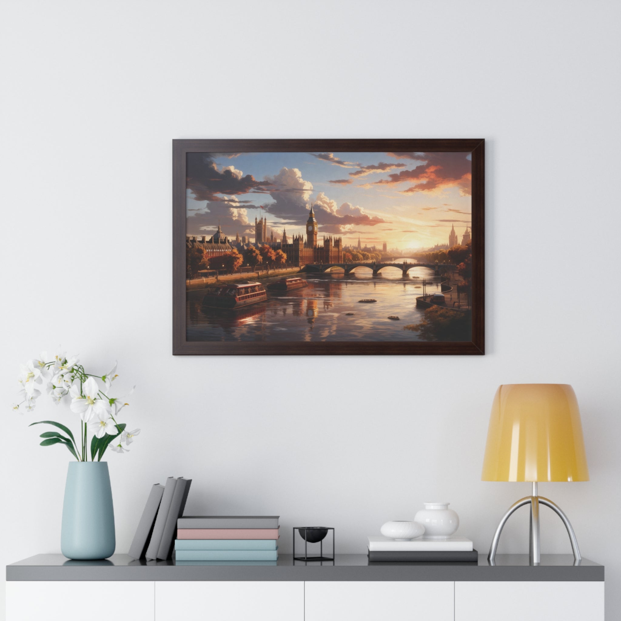 Sunset Over Westminster – London Cityscape Wall Art