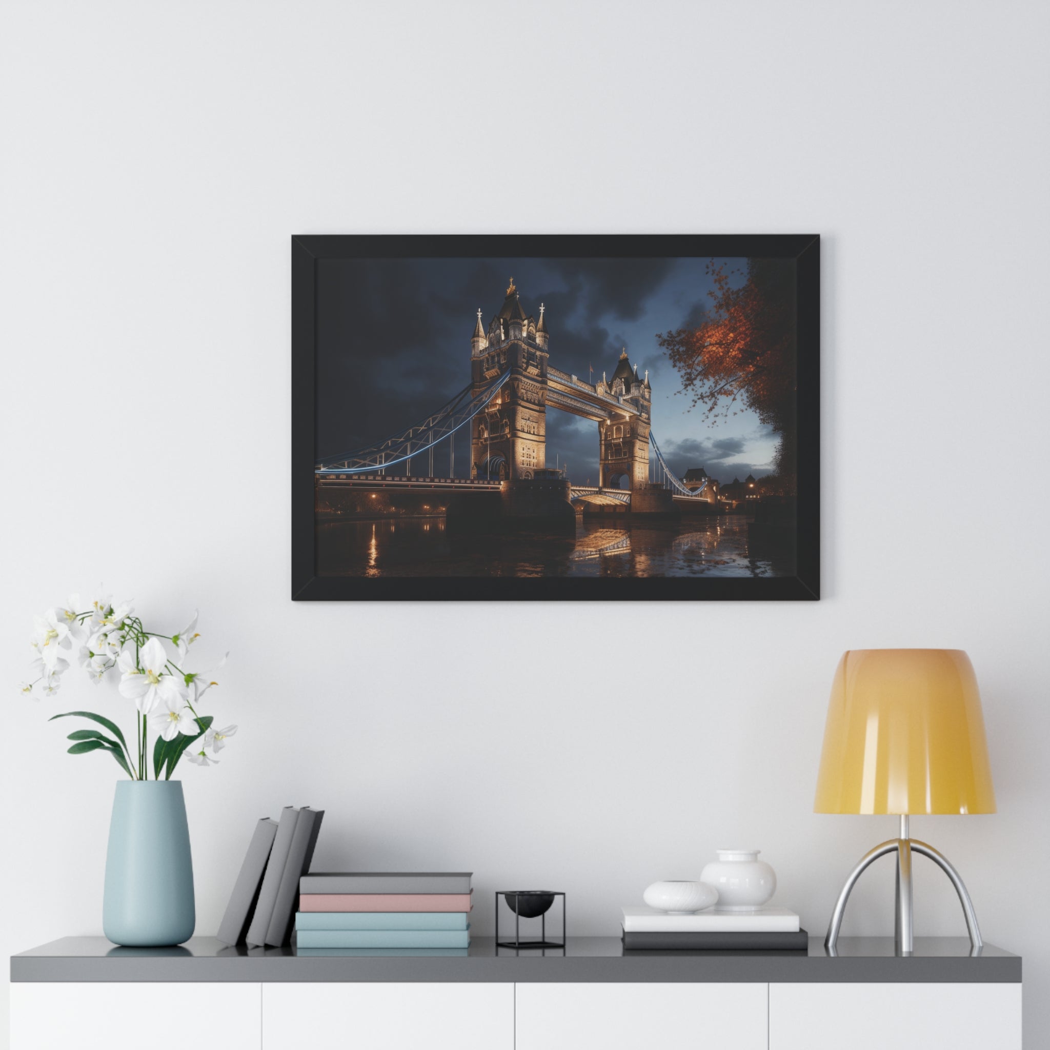 Tower Bridge Nocturne – London Nightscape Wall Art