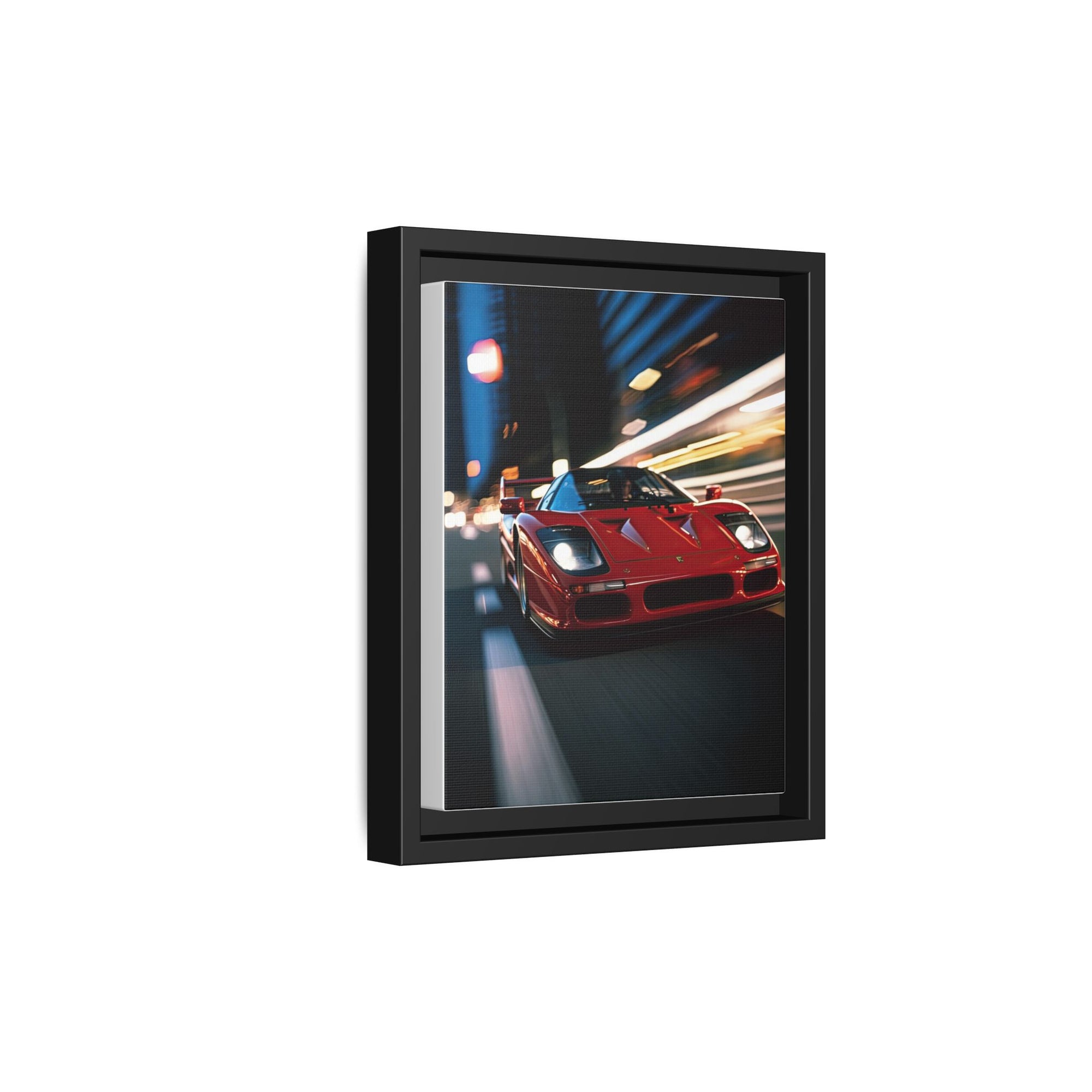 Ferrari F40 Night Drive – Supercar Motion Wall Art Print