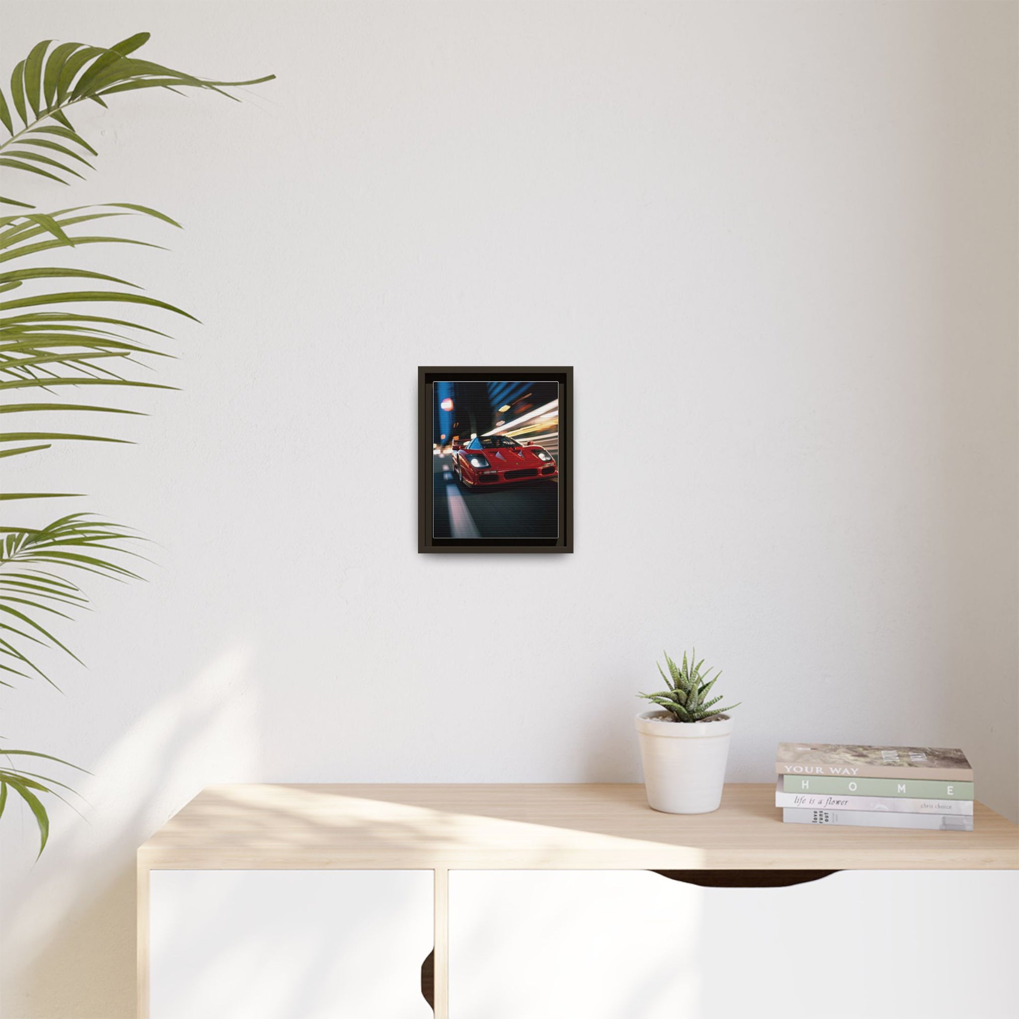 Ferrari F40 Night Drive – Supercar Motion Wall Art Print