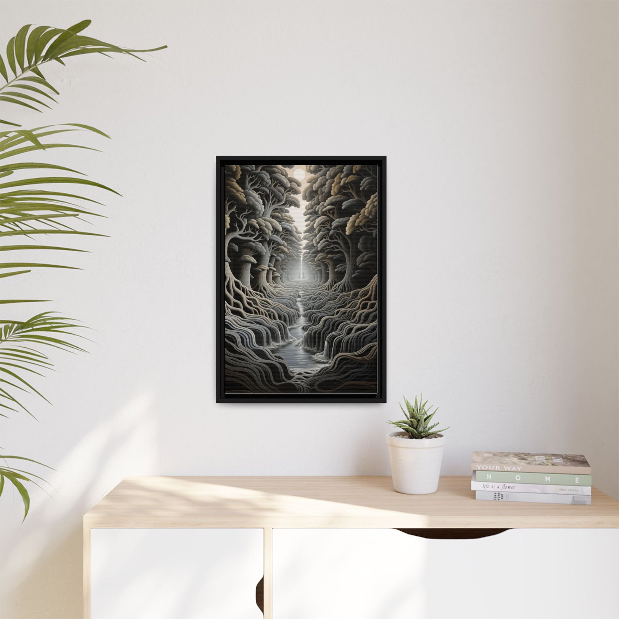 Celestial Forestfall: A Journey Through Light
