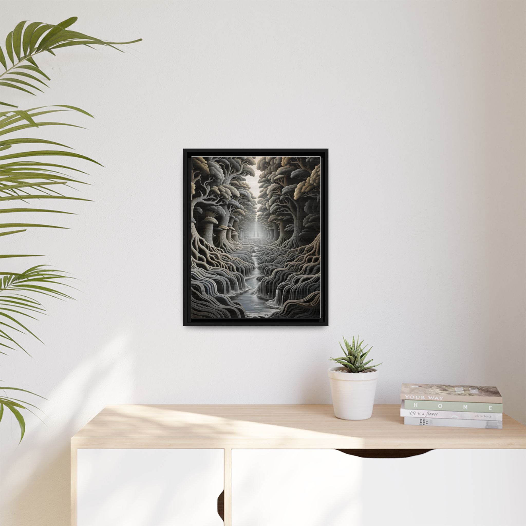 Celestial Forestfall: A Journey Through Light