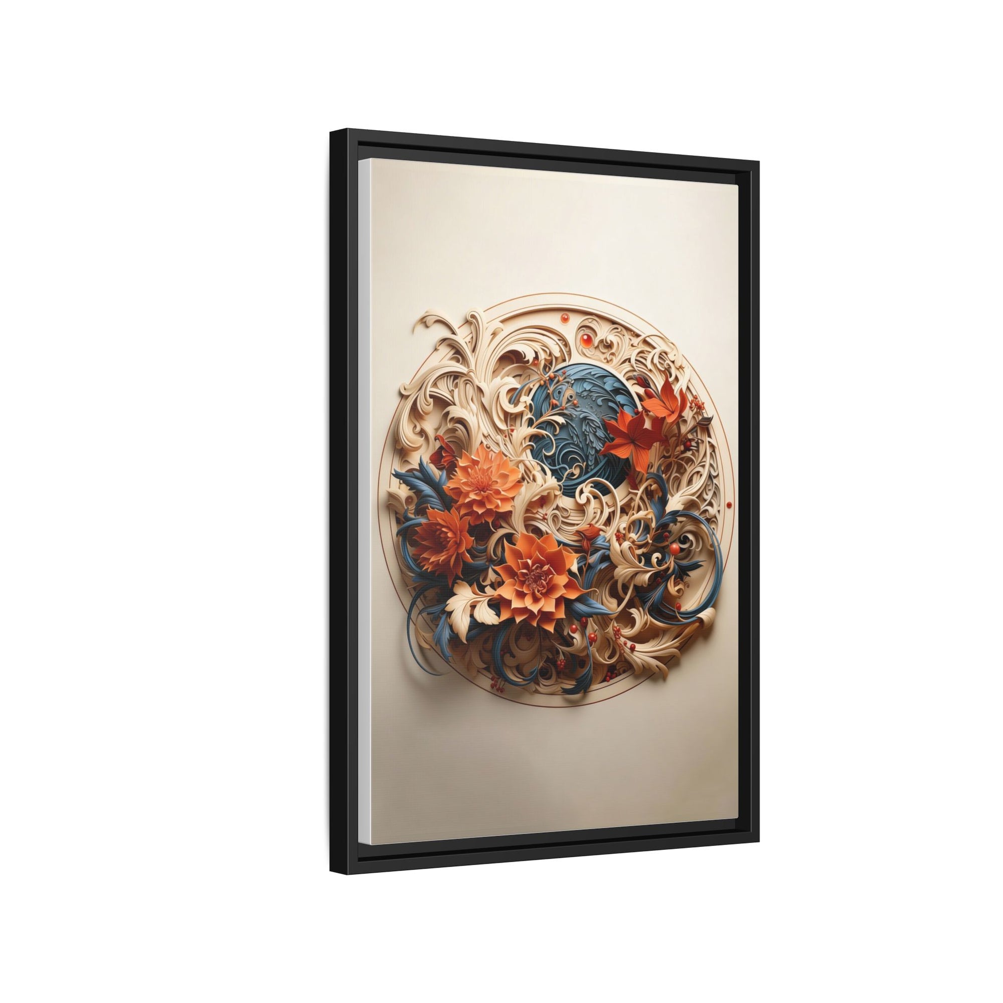 Elegant Floral & Bird Wall Art – Botanical Harmony Series
