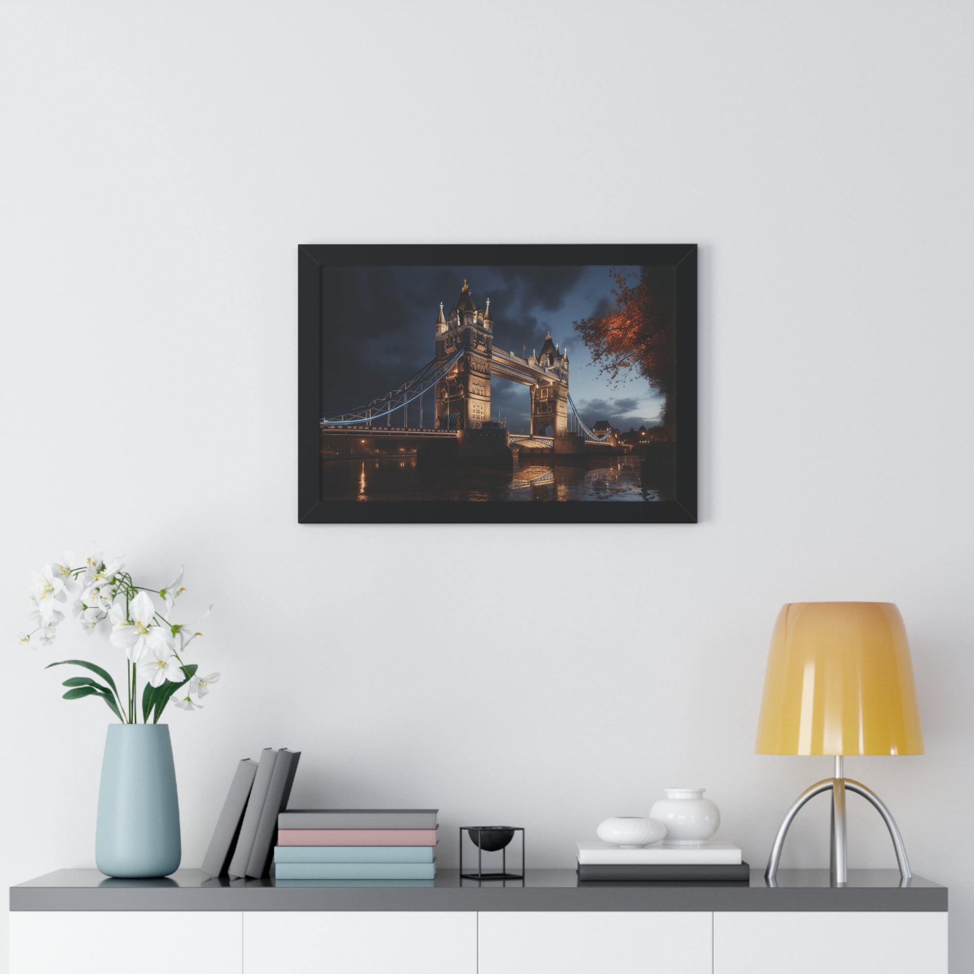 Tower Bridge Nocturne – London Nightscape Wall Art