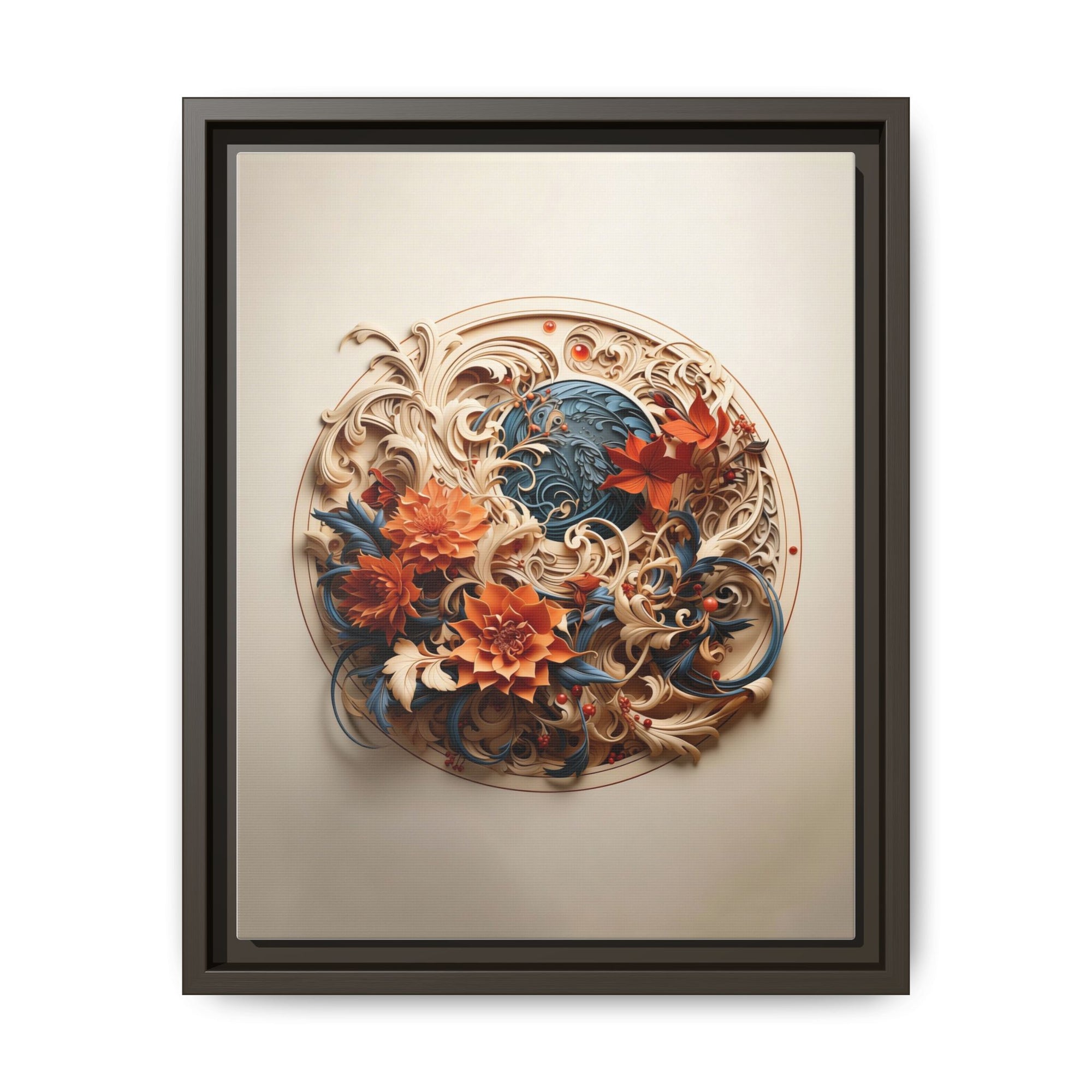 Elegant Floral & Bird Wall Art – Botanical Harmony Series