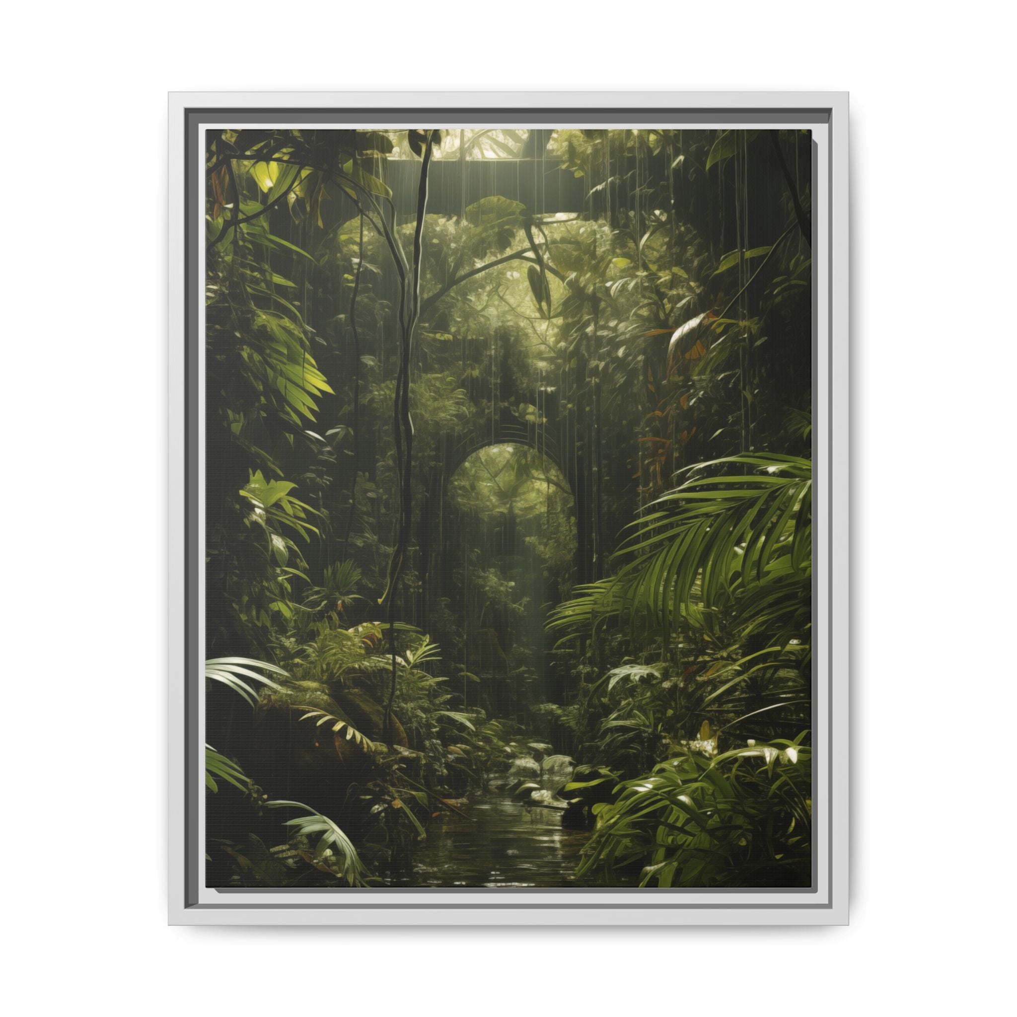 Verdant Mirage Jungle Portal Illusion