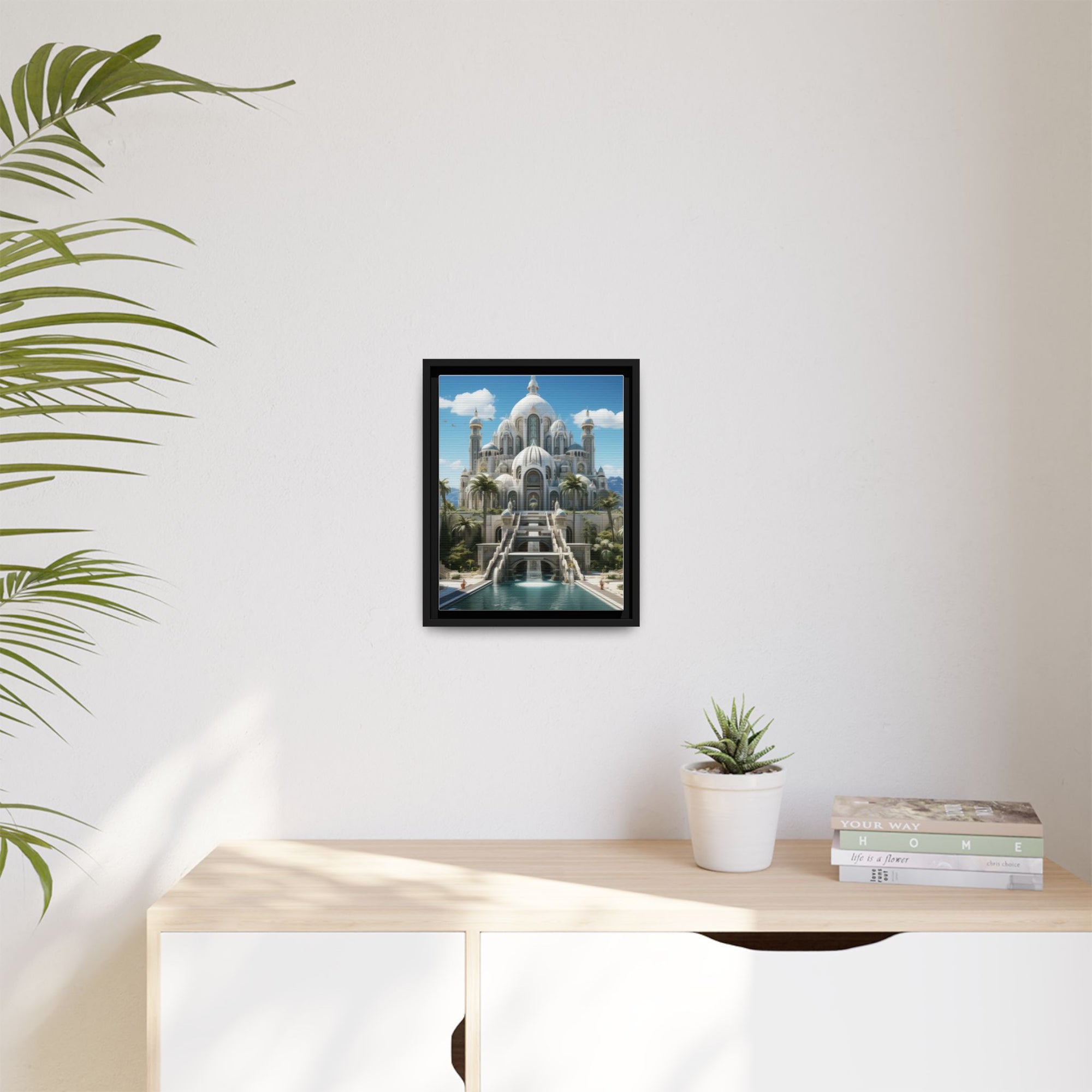 Stairway to Splendor – Fantasy Palace Framed Wall Art