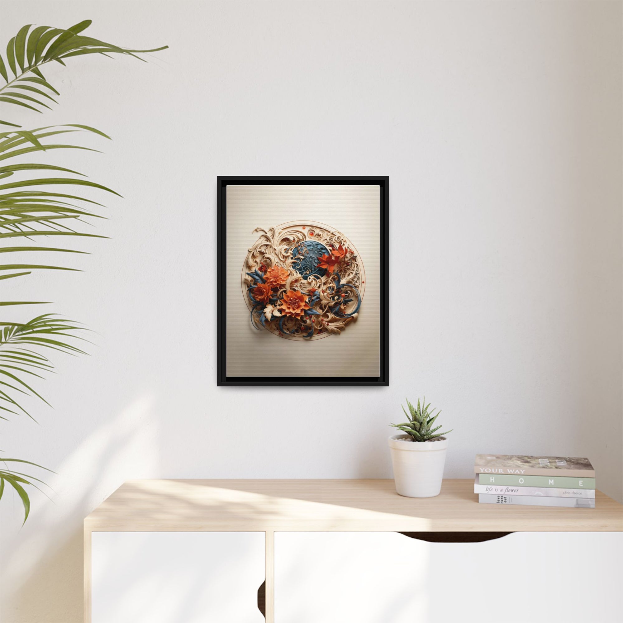 Elegant Floral & Bird Wall Art – Botanical Harmony Series