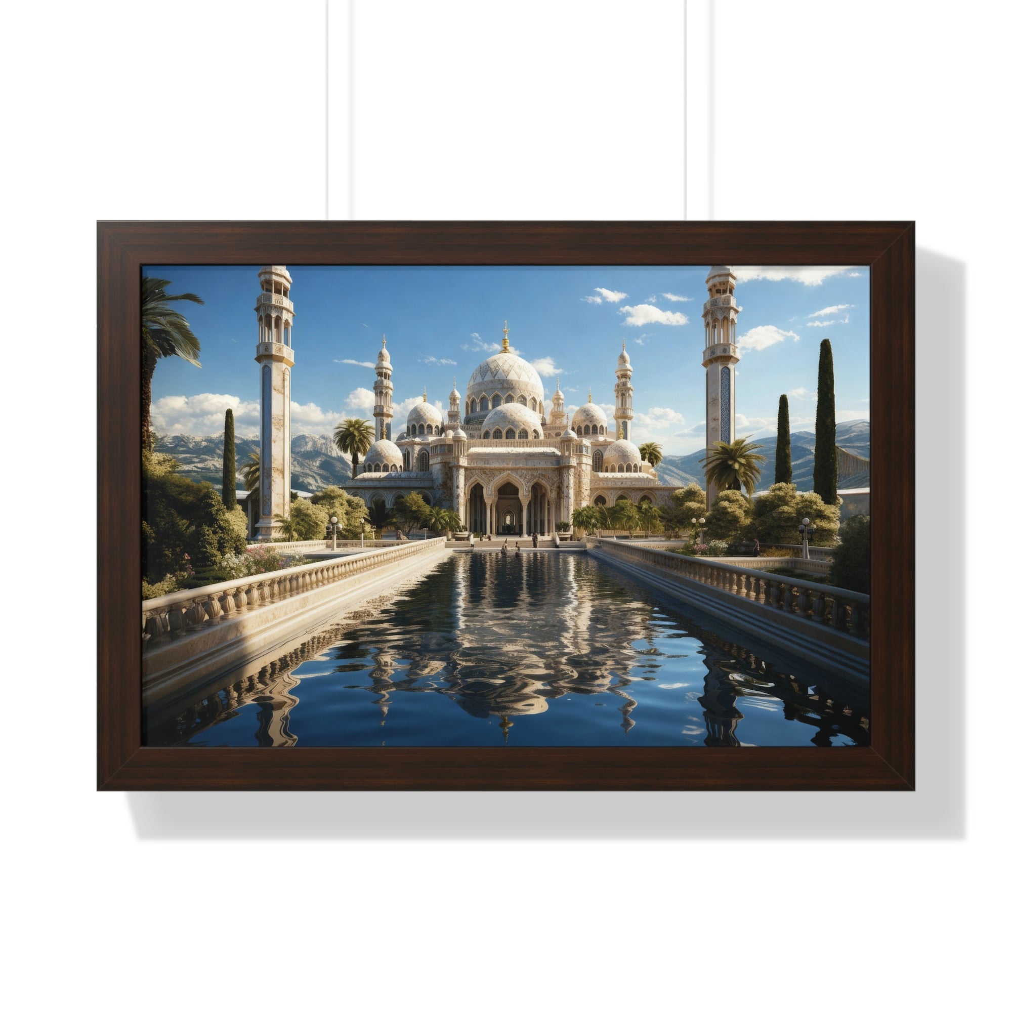 The Gilded Calm – Premium Mosque Wall Art