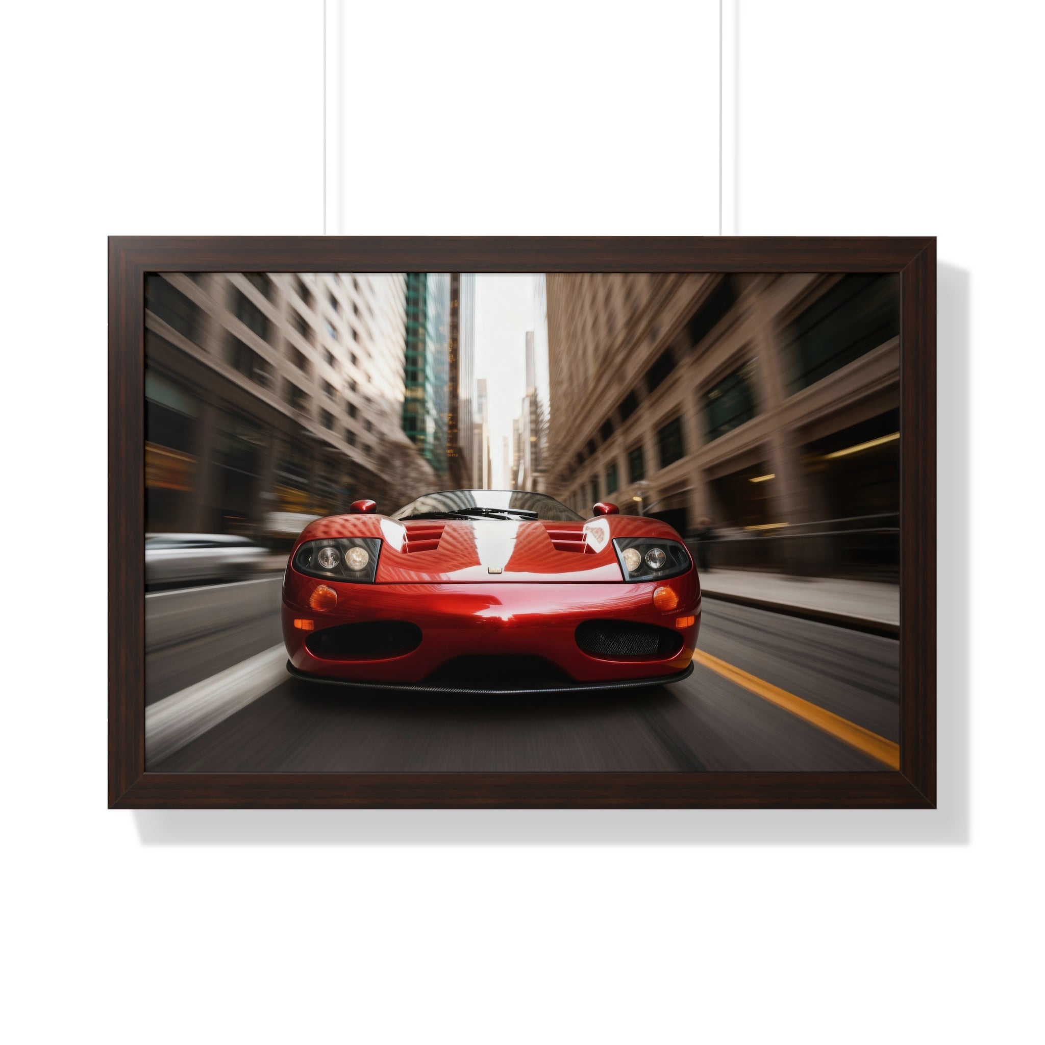 Ferrari F50 Wall Art in Urban Jungle