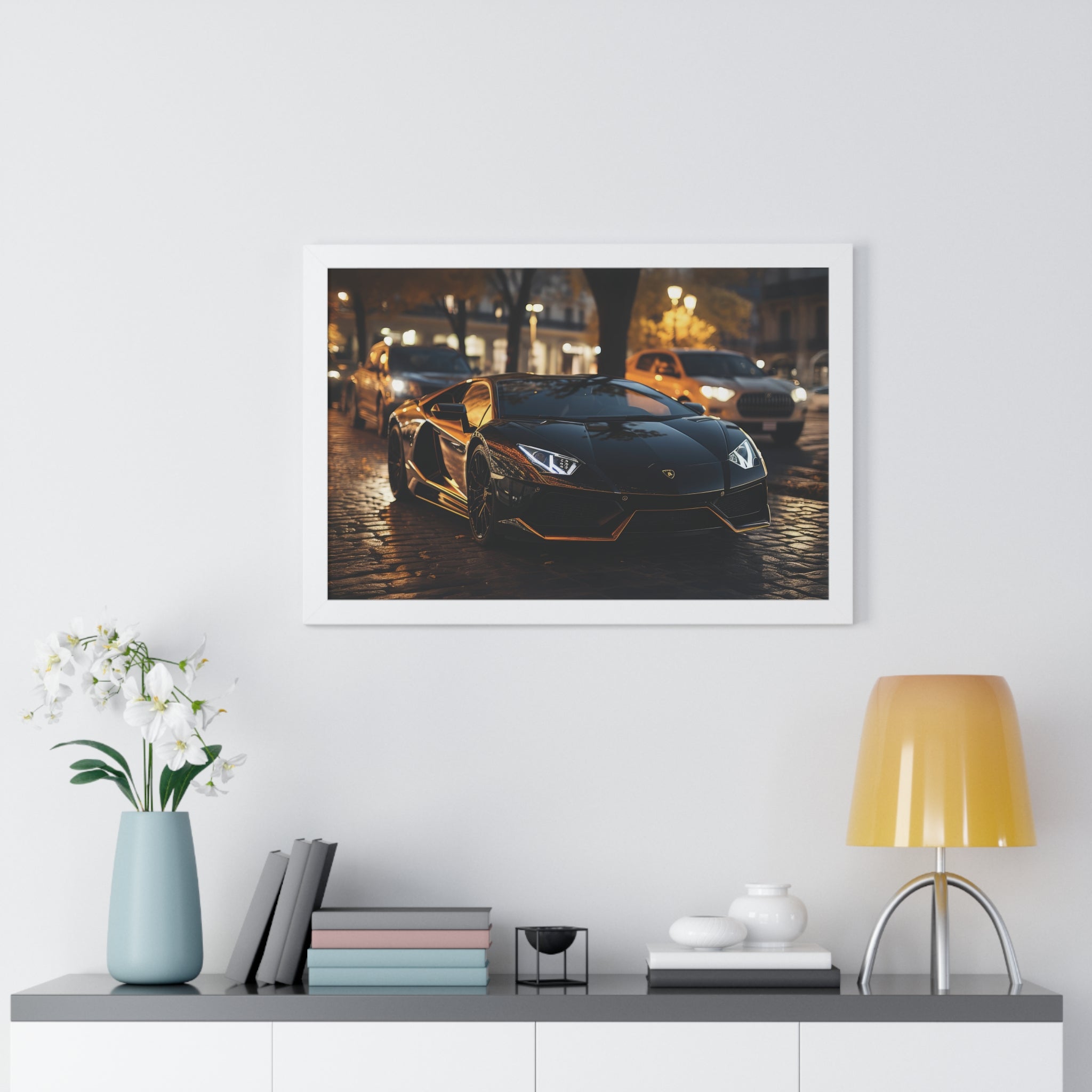 Bold Lamborghini Aventador SVJ Decor