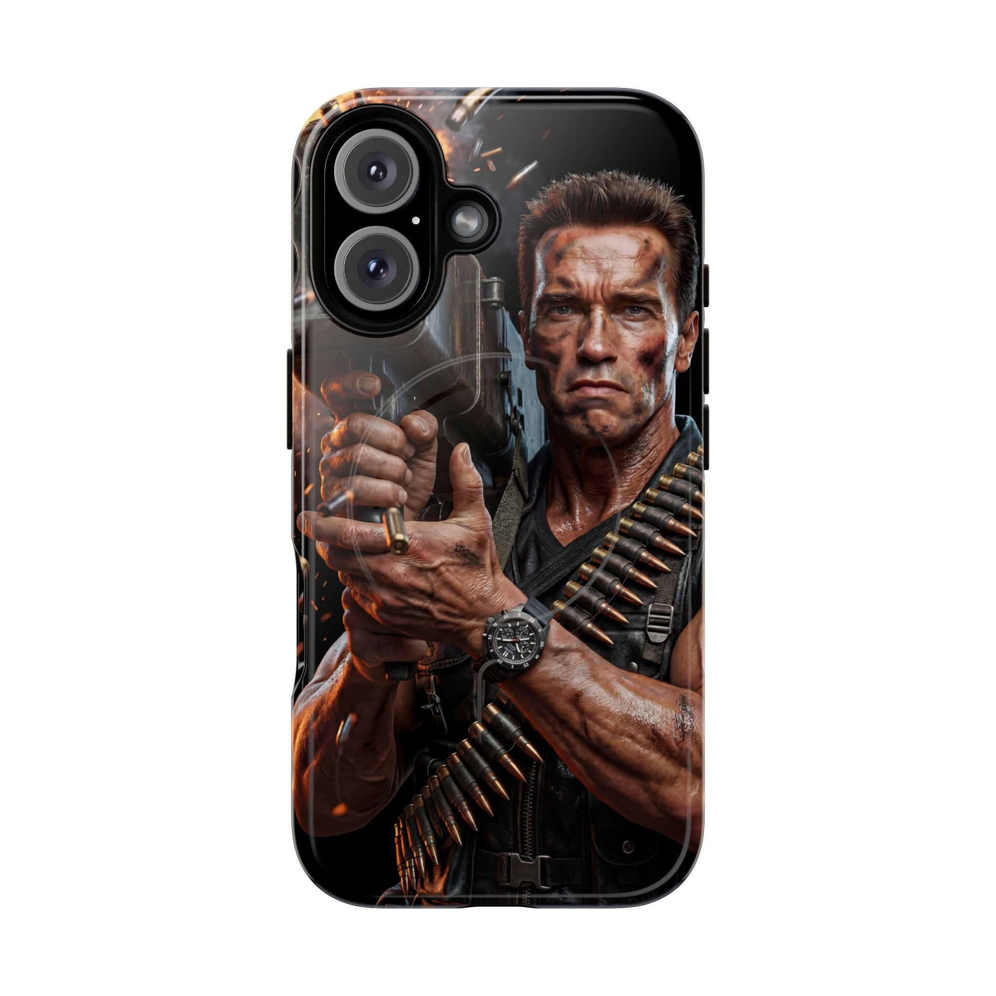 Arnold Schwarzenegger Explosive Action Edition iPhone Case (MagSafe®)