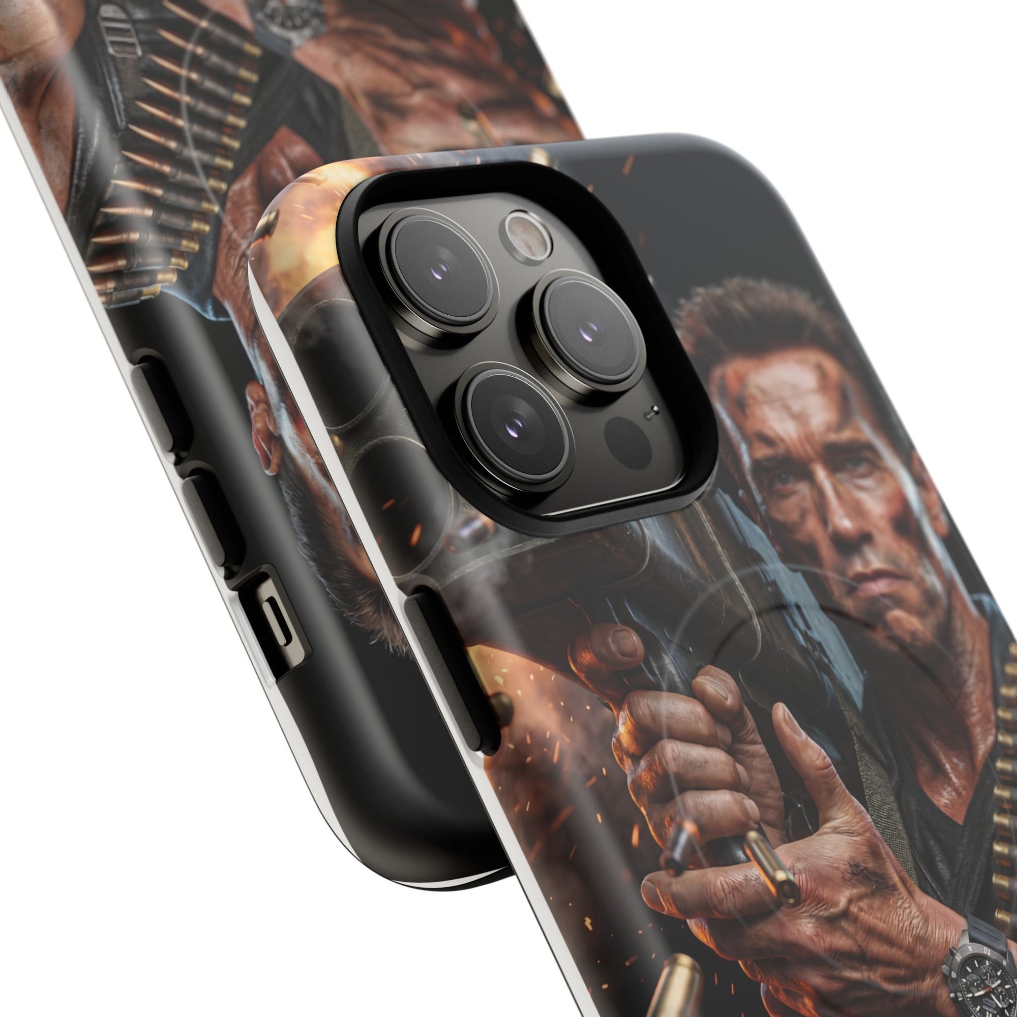 Arnold Schwarzenegger Explosive Action Edition iPhone Case (MagSafe®)