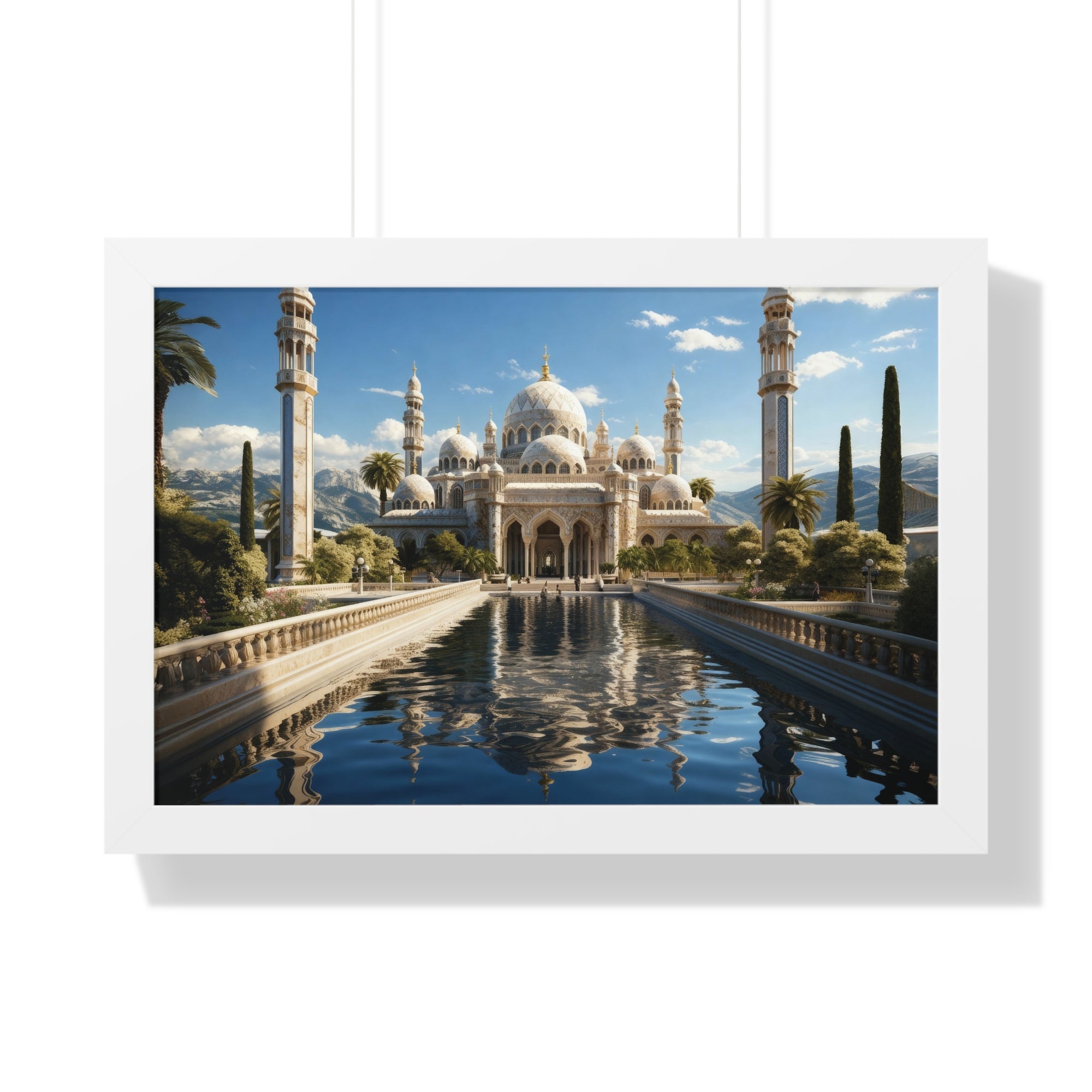 The Gilded Calm – Premium Mosque Wall Art