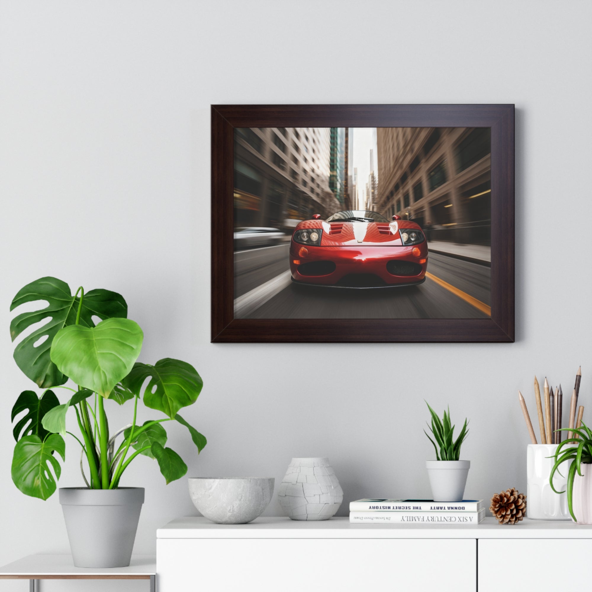 Ferrari F50 Wall Art in Urban Jungle