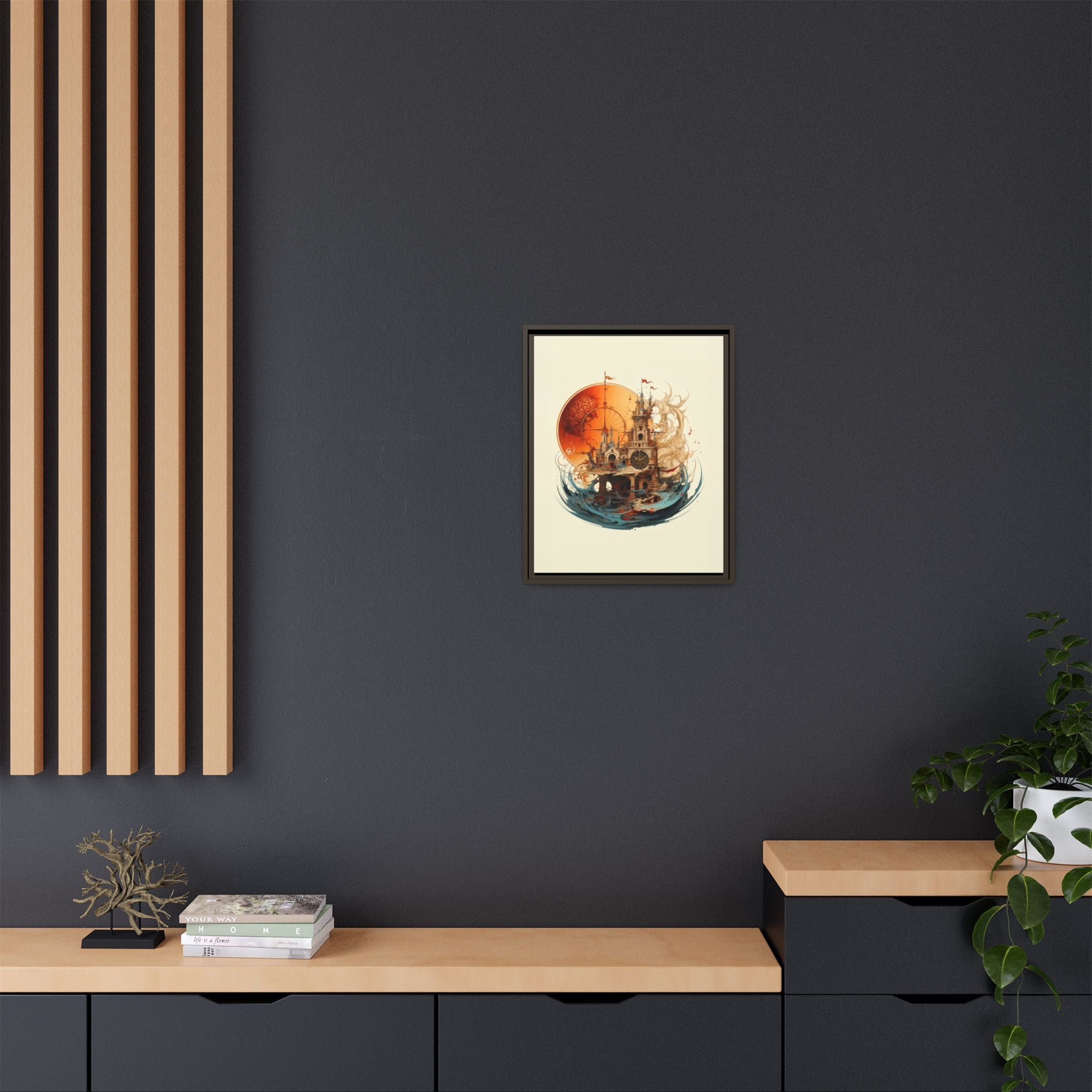 Submerged Legacy Drowning Fortress Wall Art