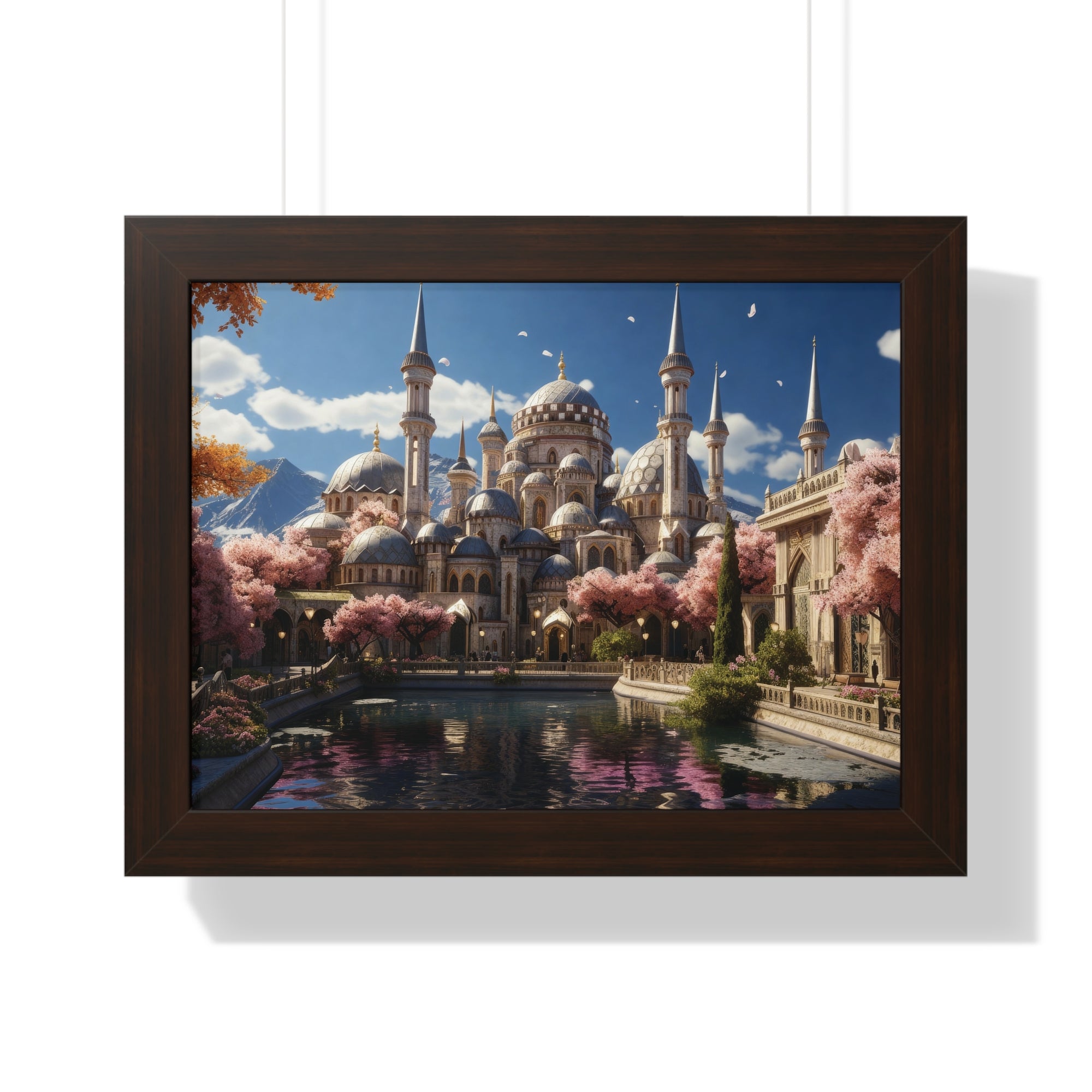 Spring Majesty – Ottoman Palace Reflections Framed Wall Art