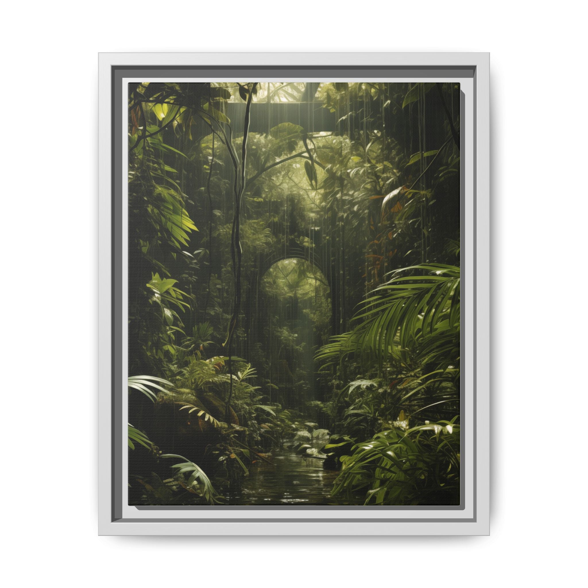 Verdant Mirage Jungle Portal Illusion