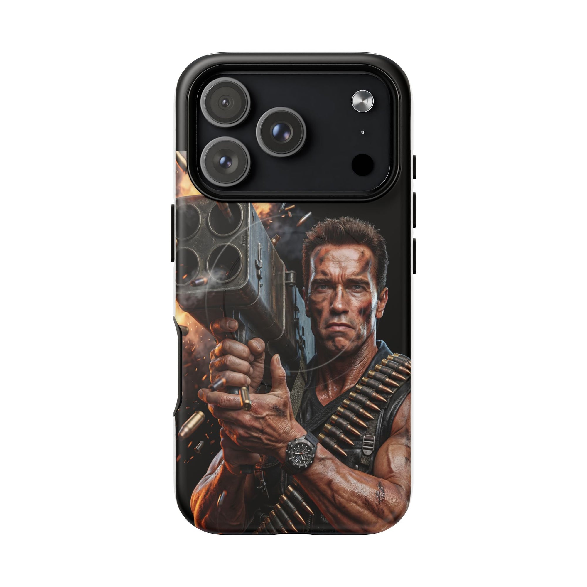 Arnold Schwarzenegger Explosive Action Edition iPhone Case (MagSafe®)