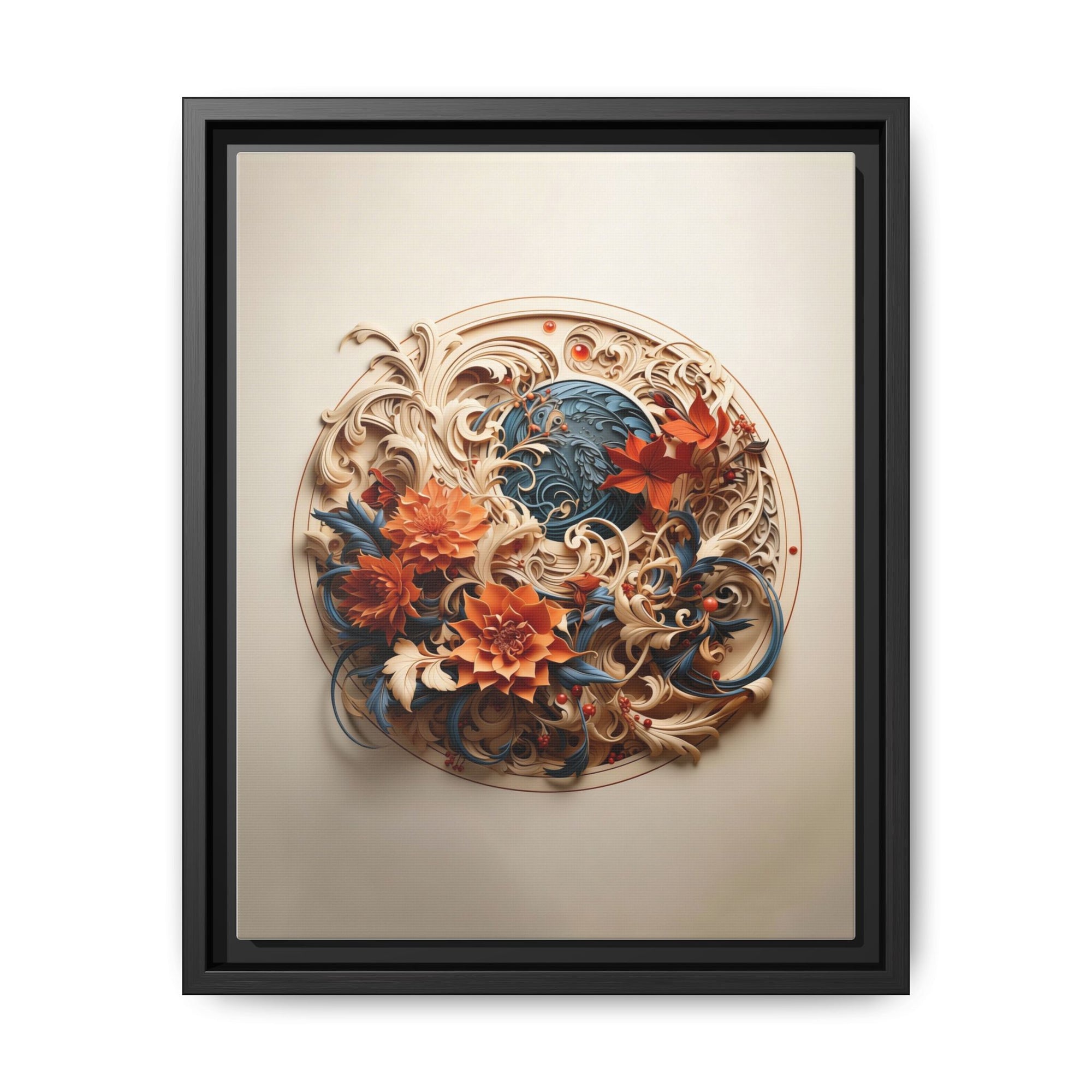 Elegant Floral & Bird Wall Art – Botanical Harmony Series