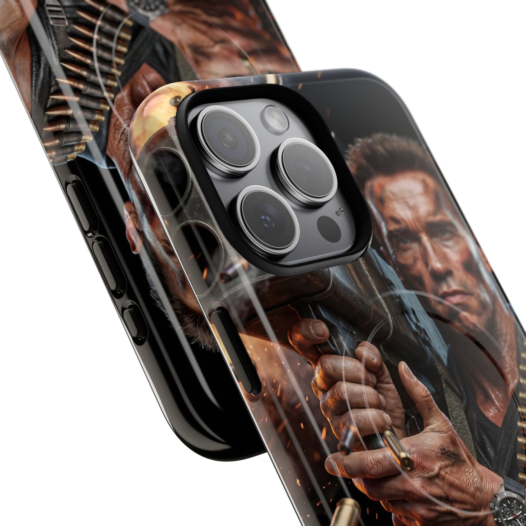 Arnold Schwarzenegger Explosive Action Edition iPhone Case (MagSafe®)